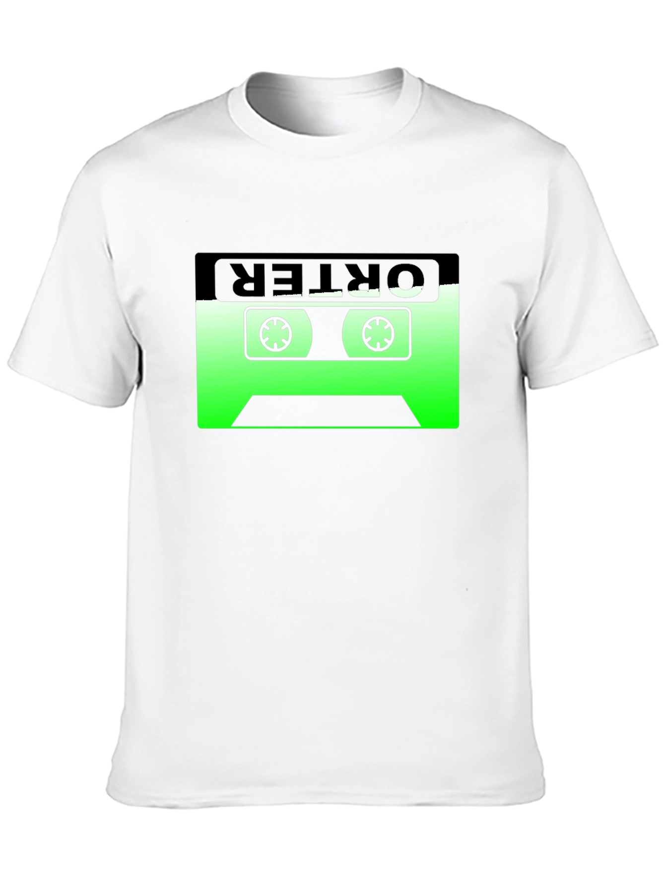 Black Retro Cassette Tape Graphic Tee - Black view 10