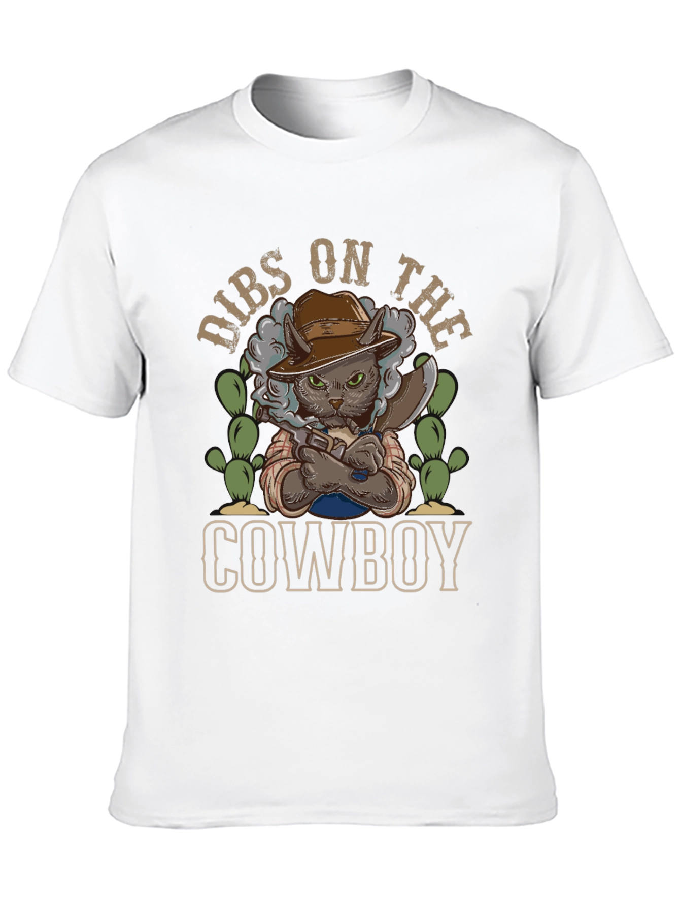 Black Ribs On The Cowboy Graphic T-Shirt view 10