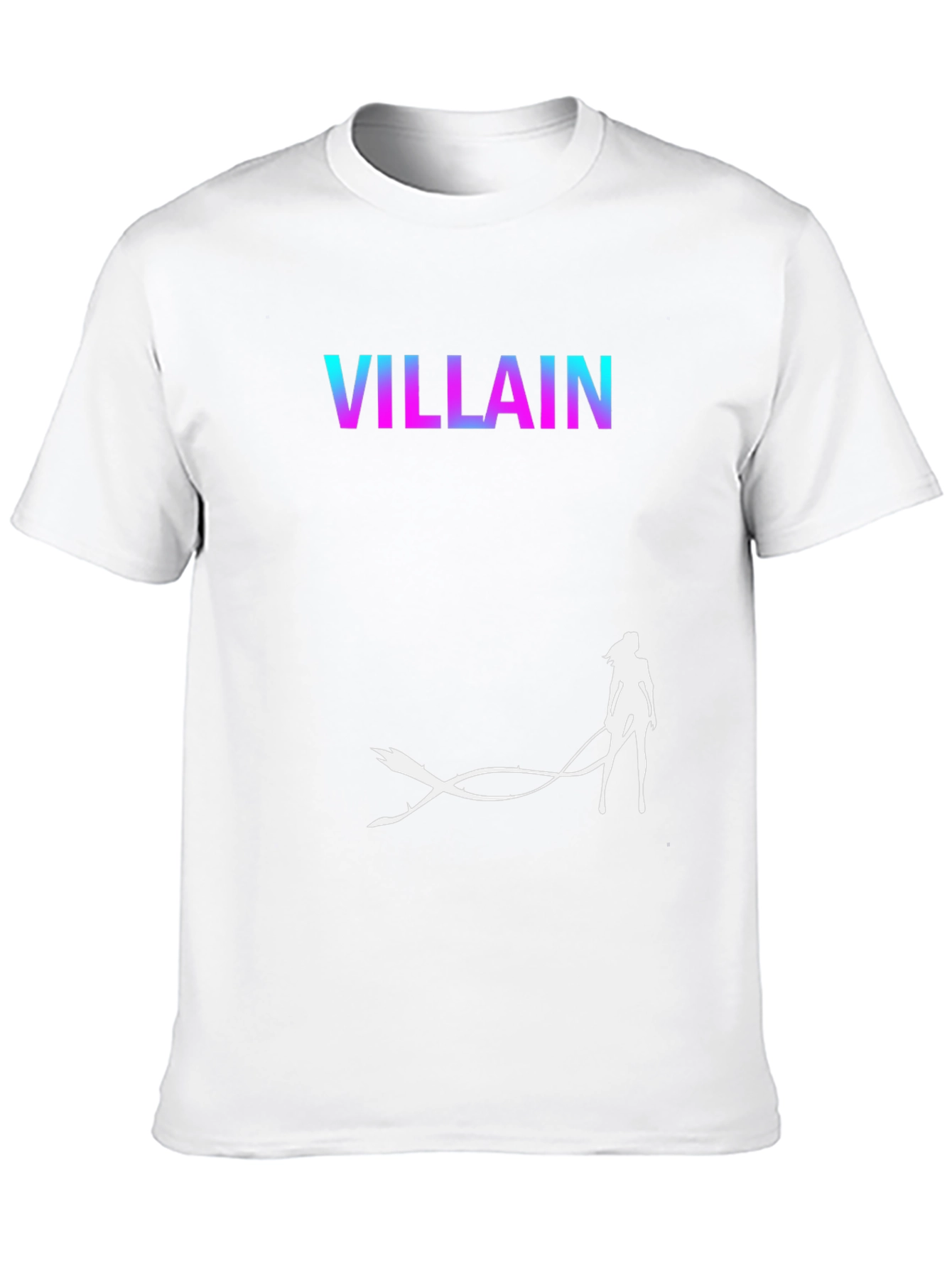 Black Villain Graphic Tee - Cool Anime Design T-Shirt view 10