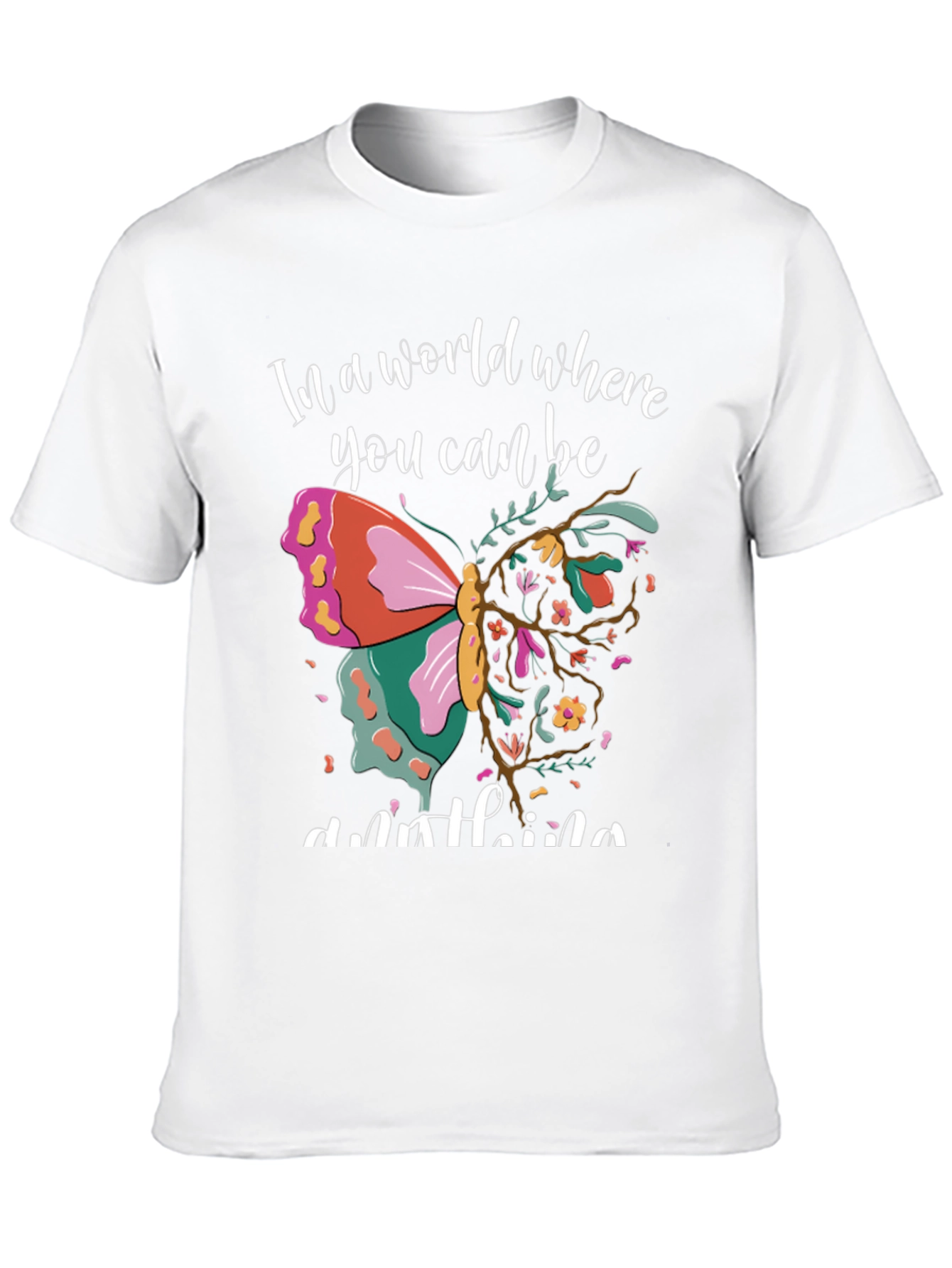 Black Butterfly Graphic T-Shirt - Be Anything! view 10