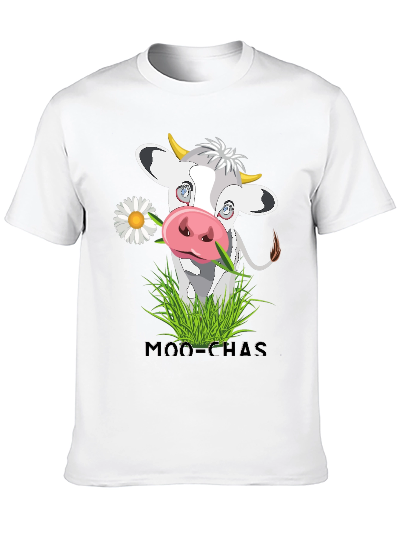Black Moo-Chas Cow T-Shirt view 10