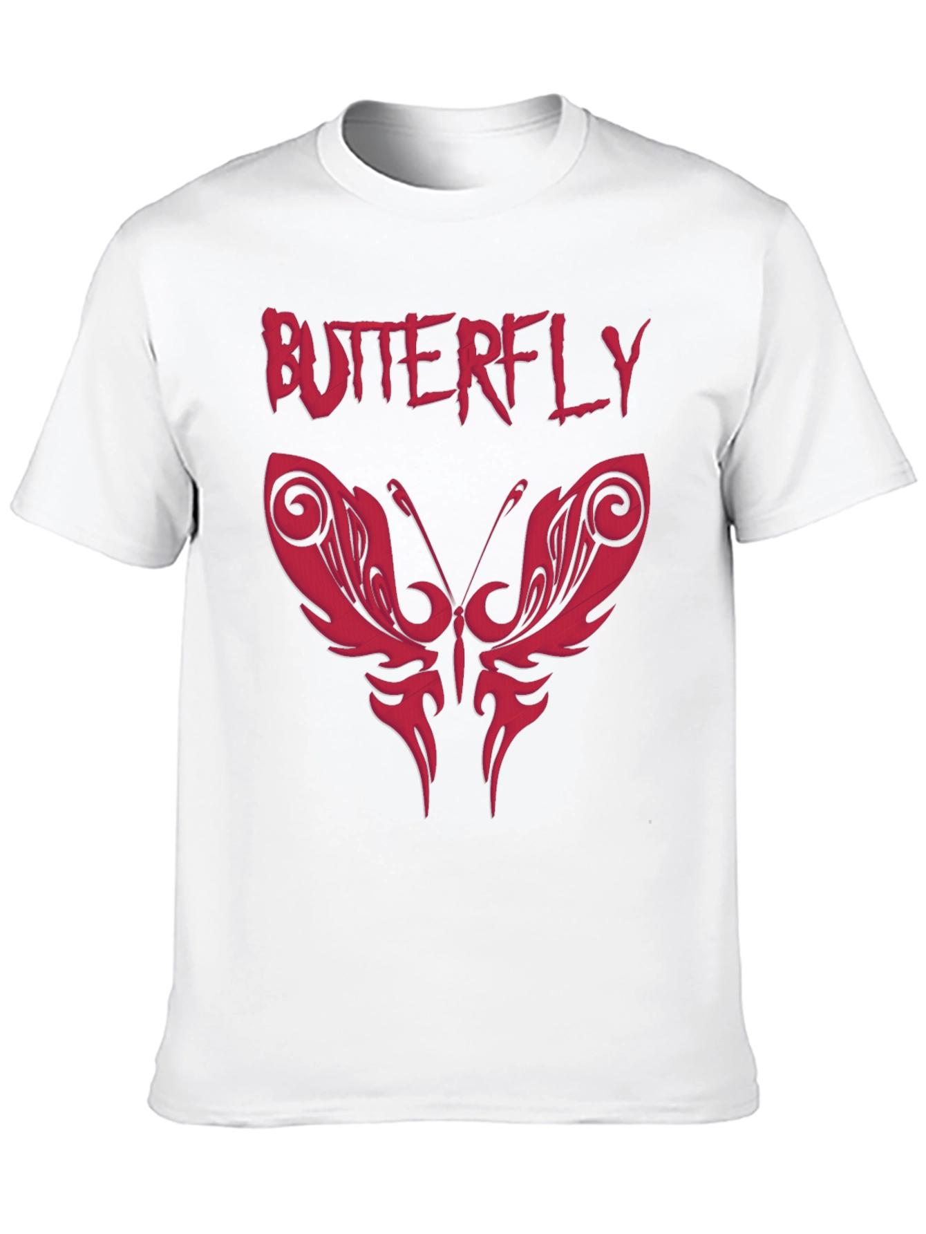 Black Butterfly Graphic Print Tee - Edgy Style view 10