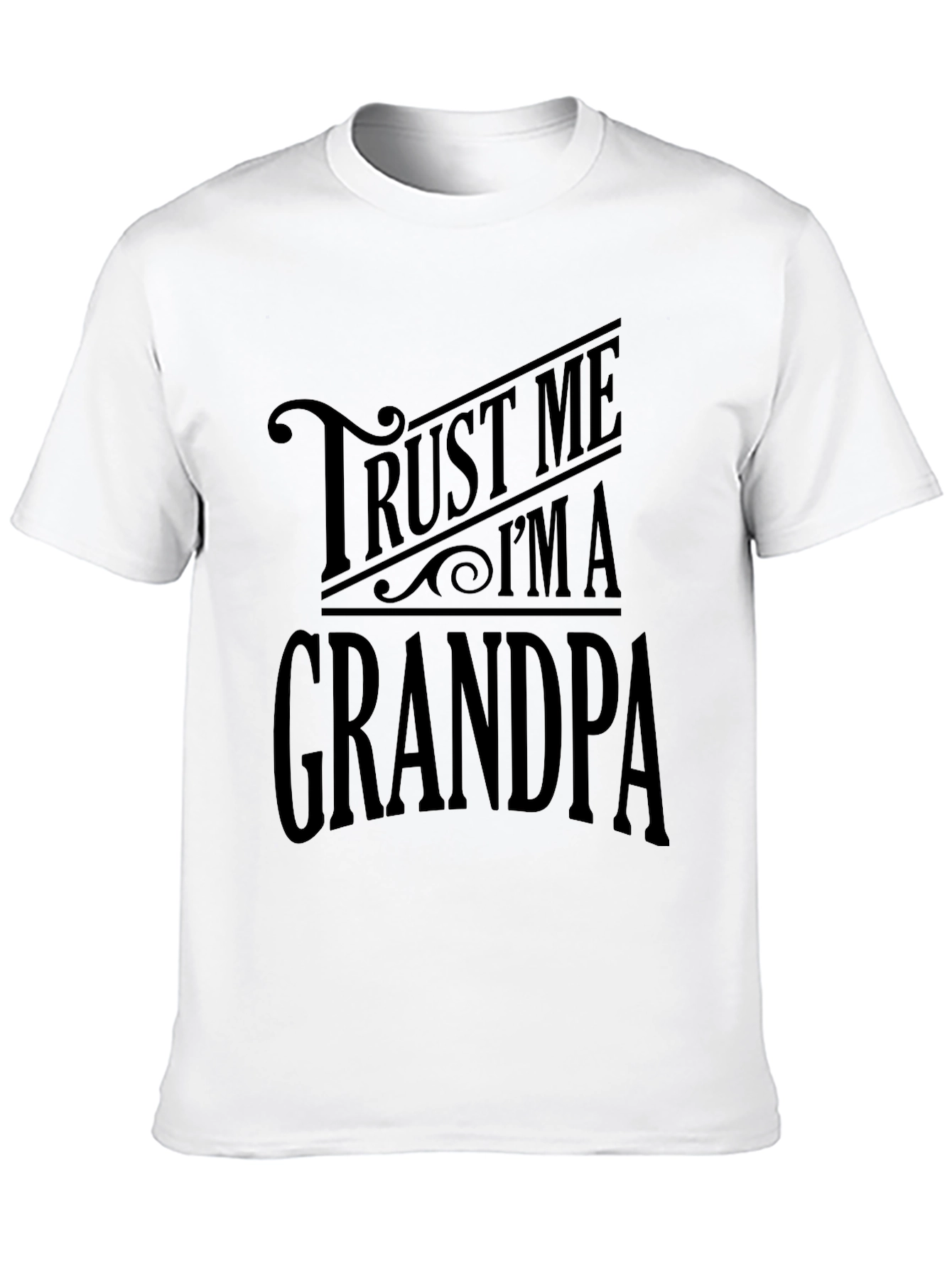 Black Trust Me I'm A Grandpa T-Shirt - Black view 10