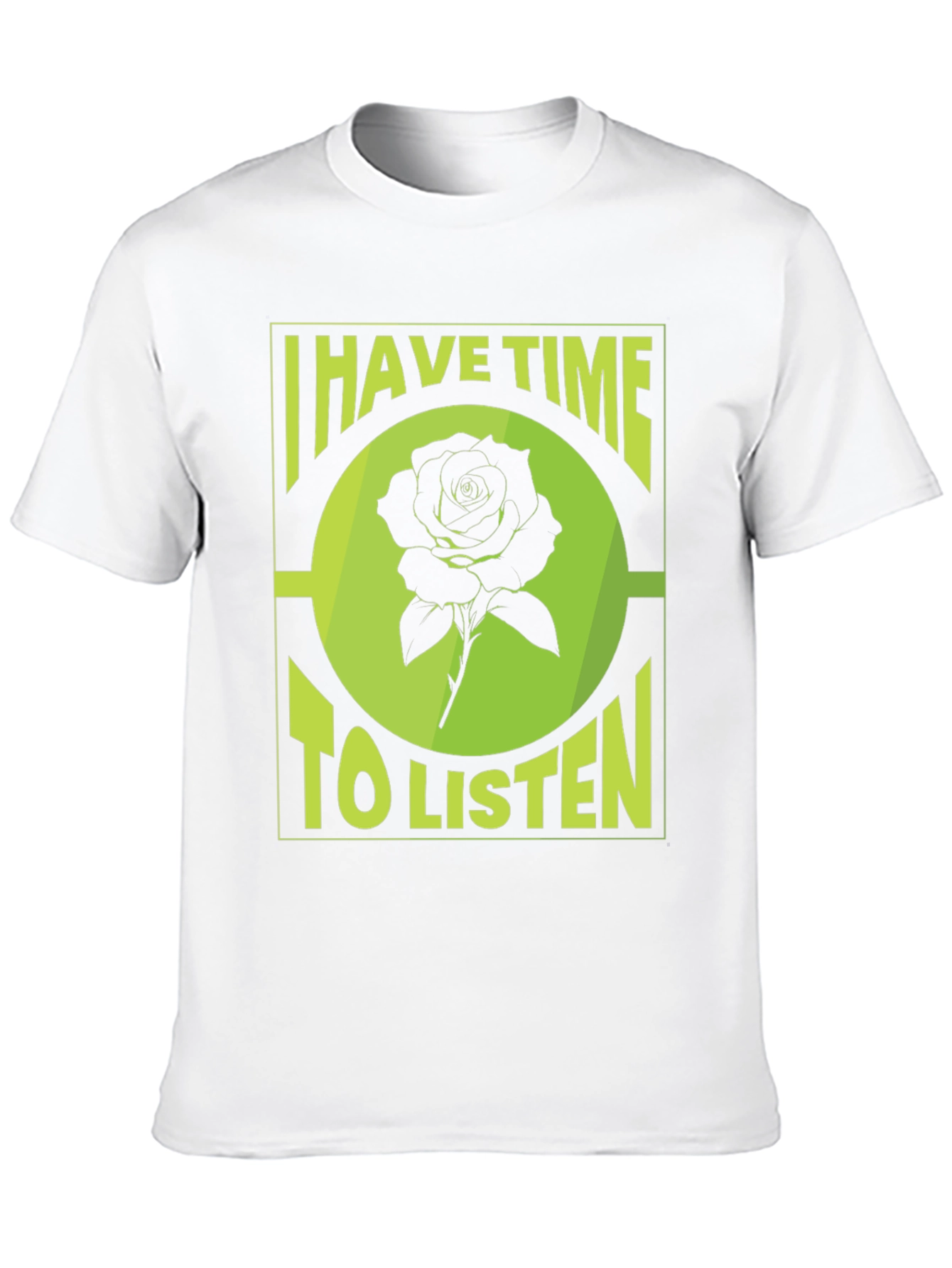 Black I Have Time To Listen Black Graphic Tee view 10