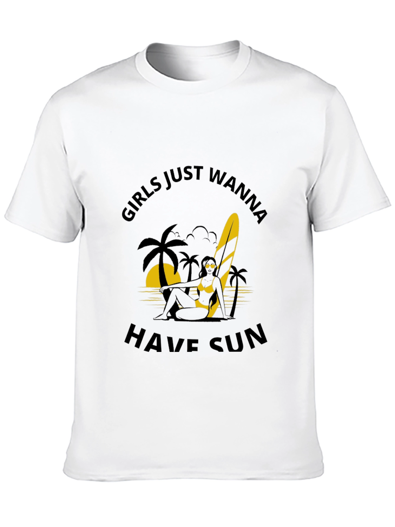 Black Girls Just Wanna Have Sun T-Shirt view 10