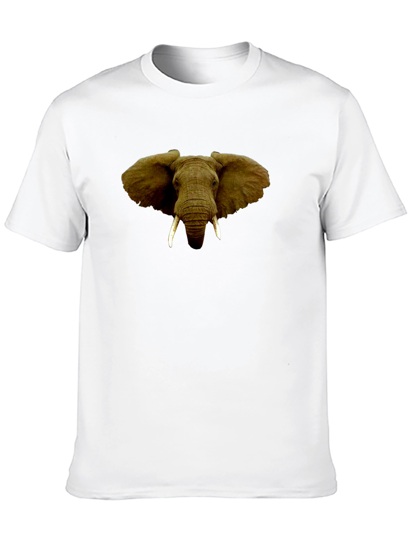 Black Elephant Graphic Print Black T-Shirt view 10