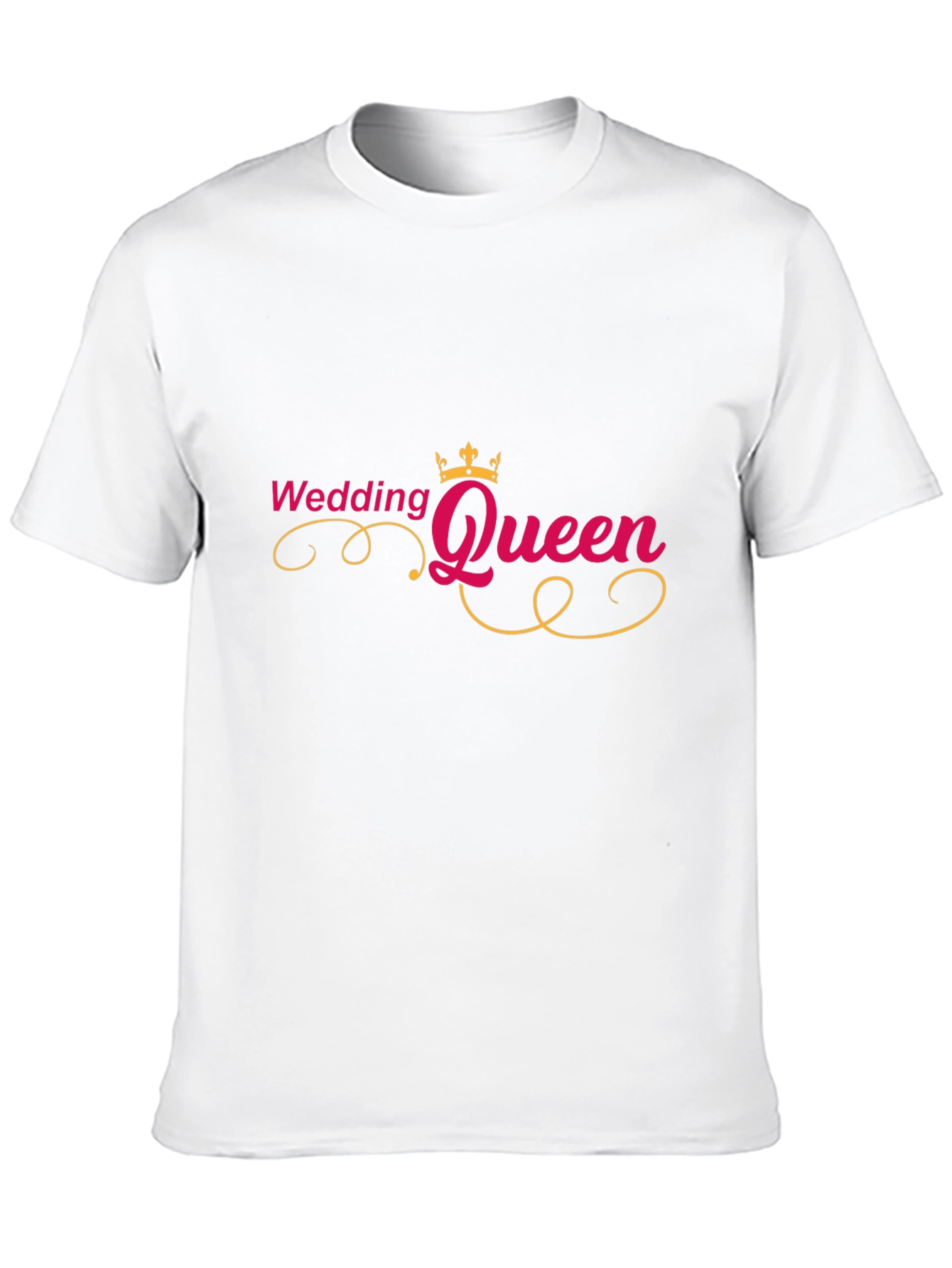 Black Wedding Queen T-Shirt - Bride Celebration Tee view 10