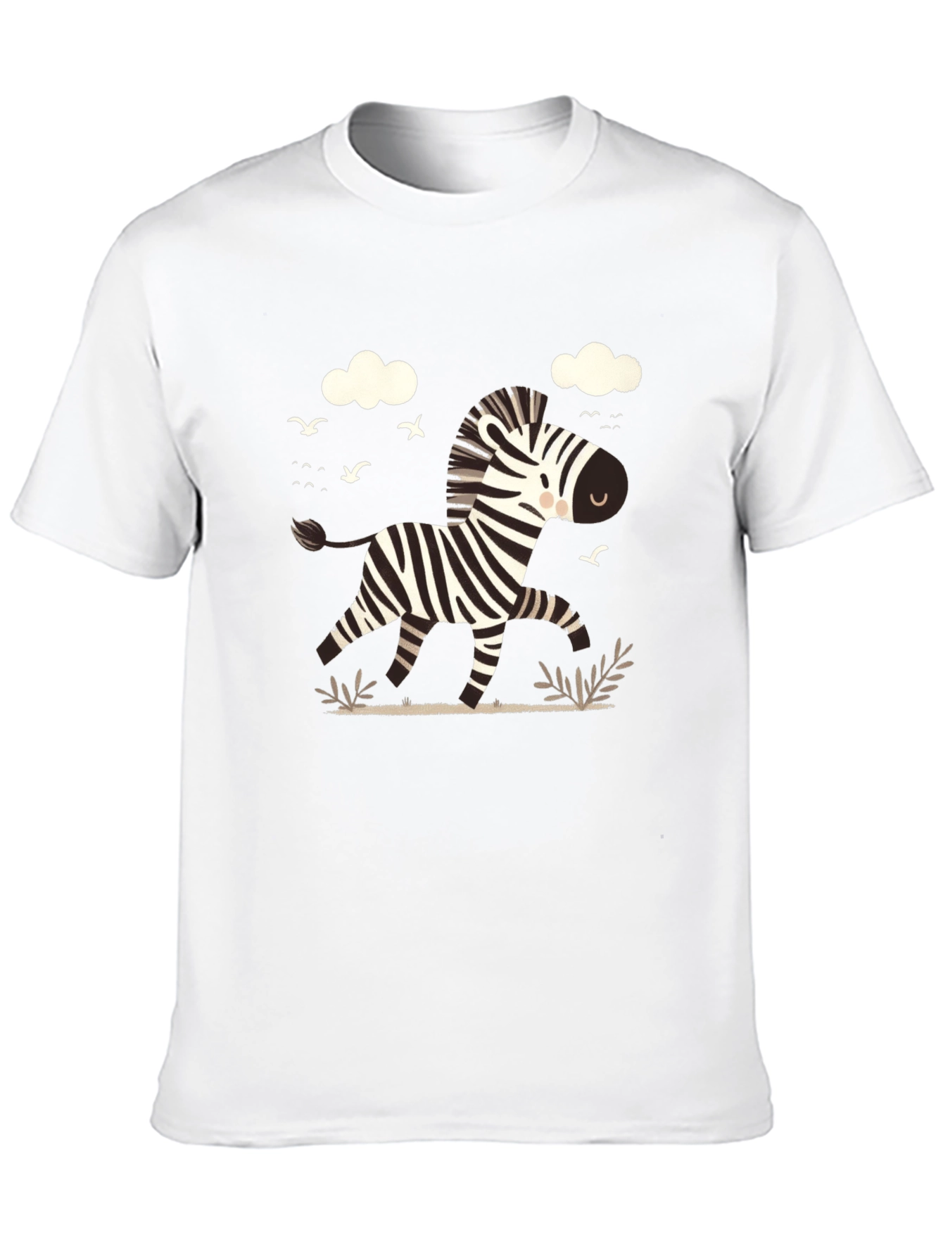 Black Zebra Graphic Tee - Black Cotton Blend view 10