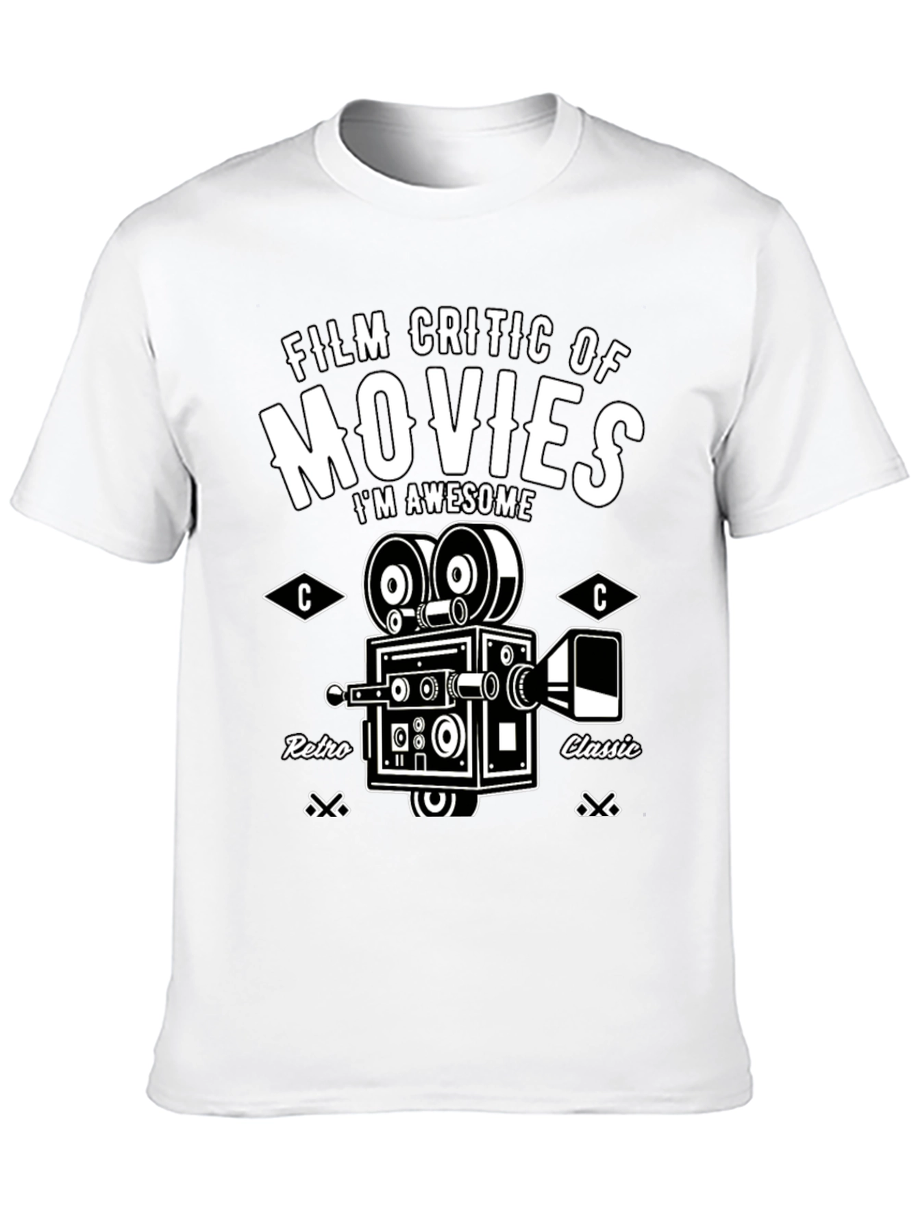 Film Critic Movie T-Shirt - Retro Classic Design - 10