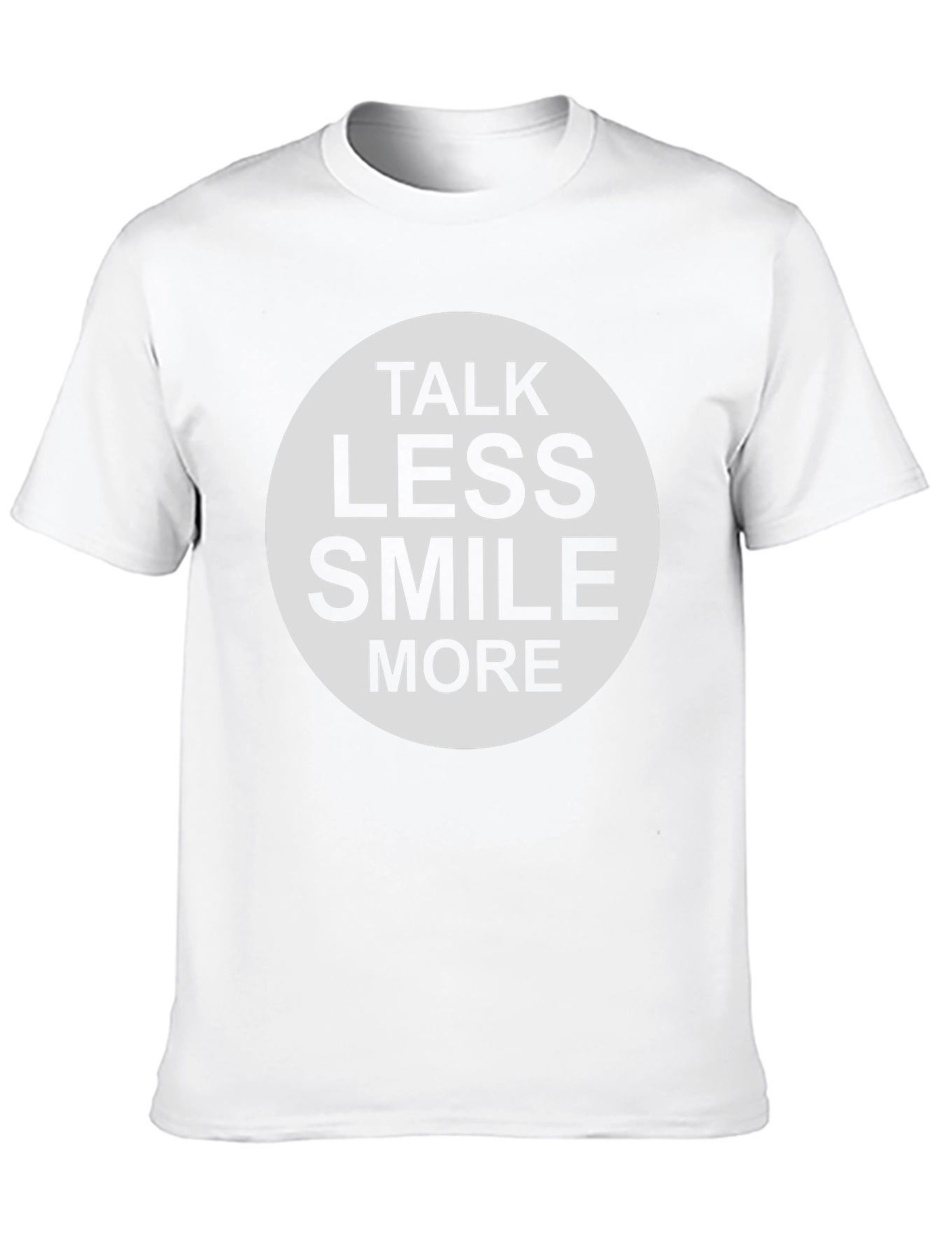 Black Talk Less Smile More Graphic Tee - Black view 10