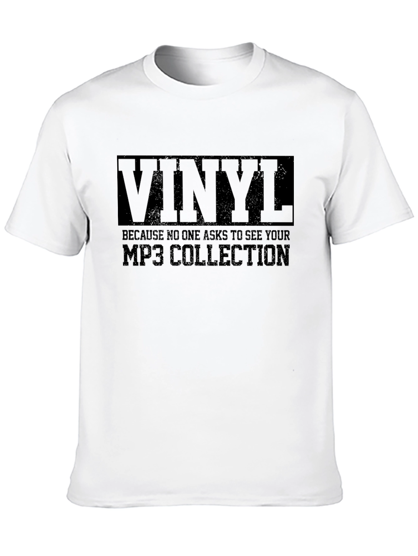 Black Vinyl MP3 Collection Graphic T-Shirt view 10