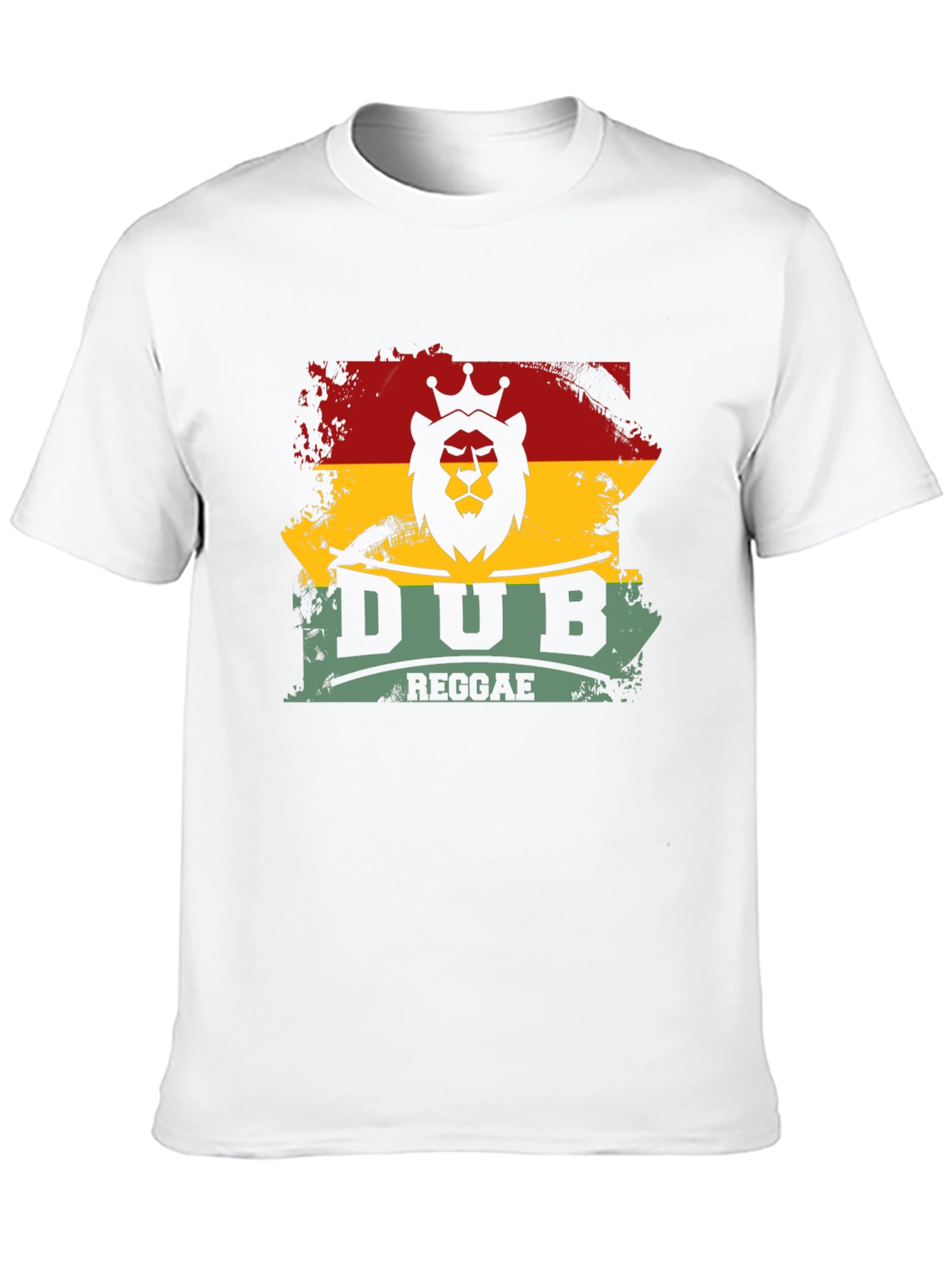 Black Rasta Lion Dub Reggae T-Shirt view 10
