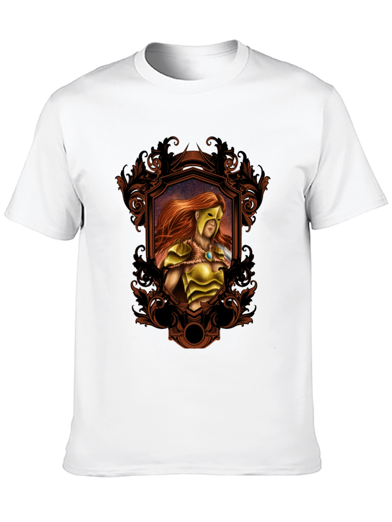 Black Warrior Framed T-Shirt - Black view 10