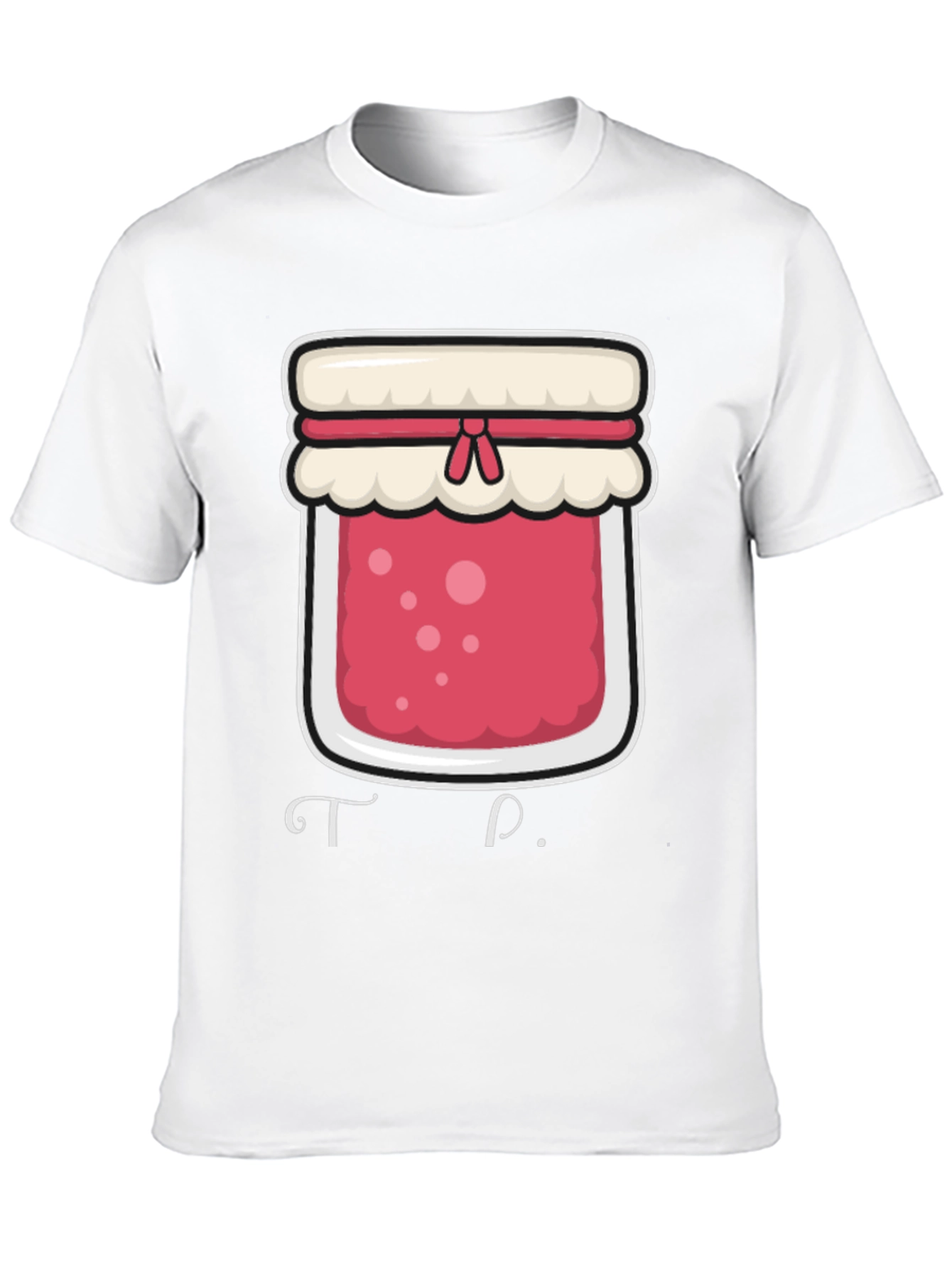 Black Jam Jar Graphic T-Shirt - Foodie Tee view 10