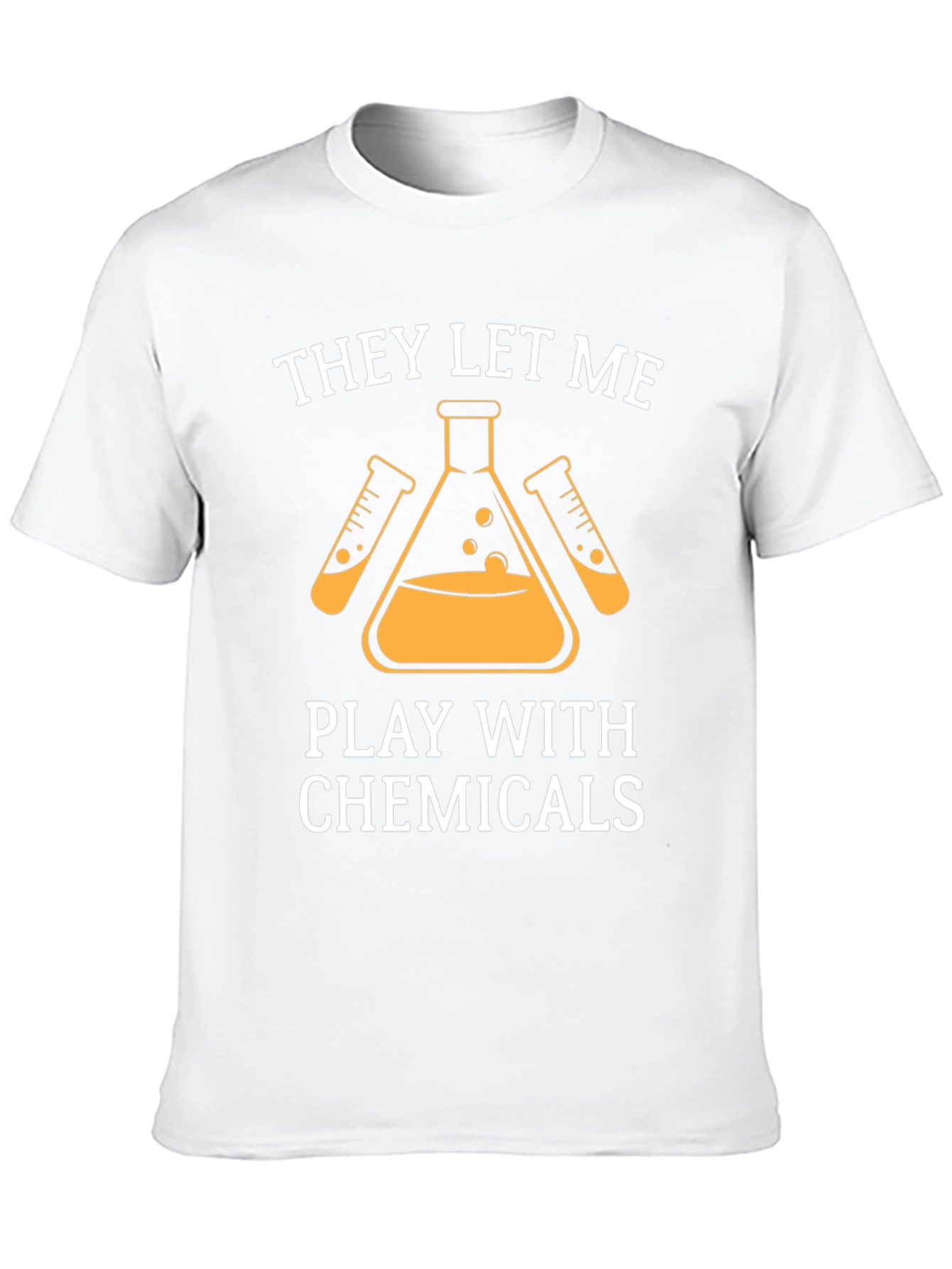 Black They Let Me Play With Chemicals T-Shirt view 10