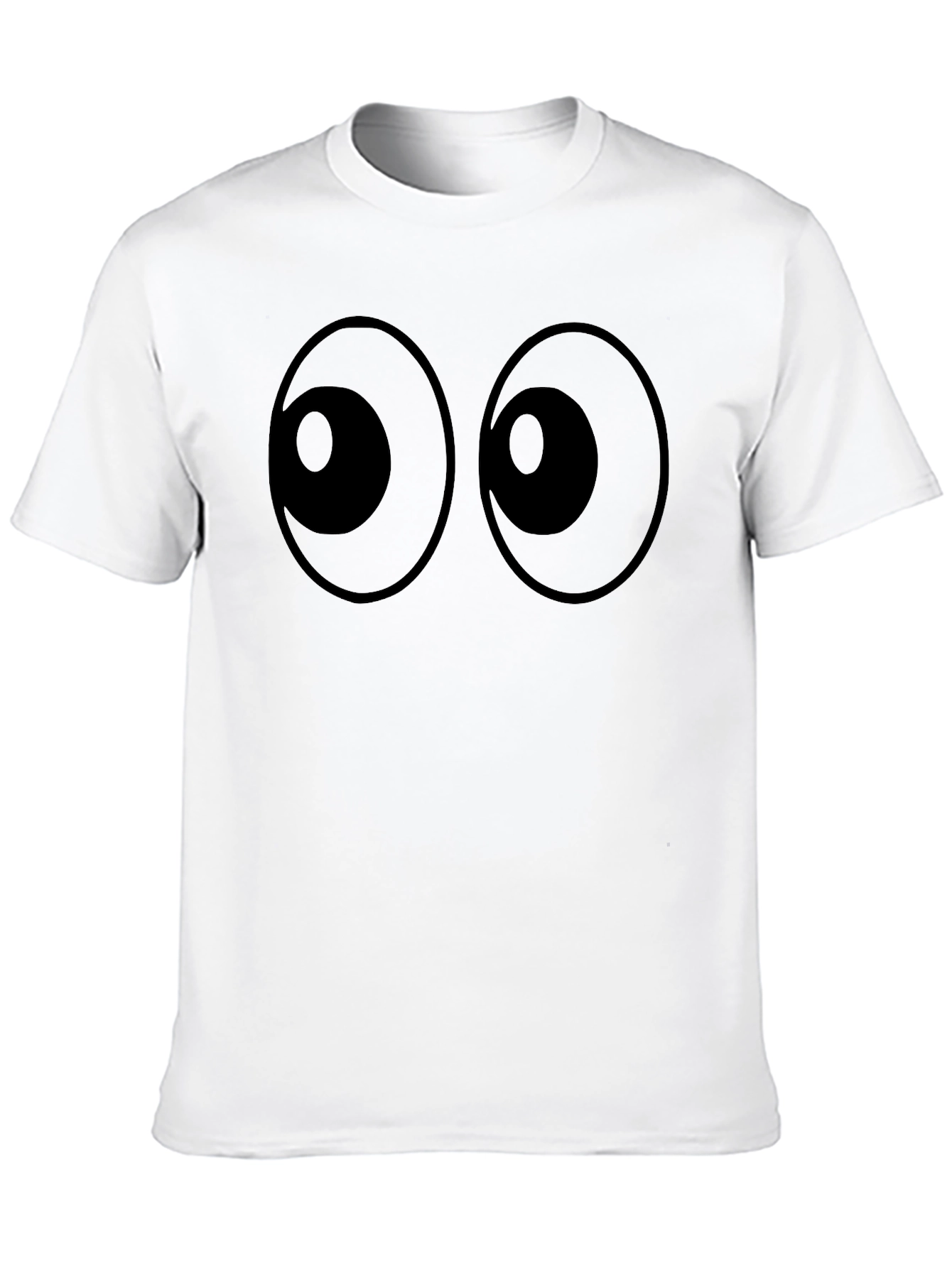Black Googly Eyes Black T-Shirt view 10
