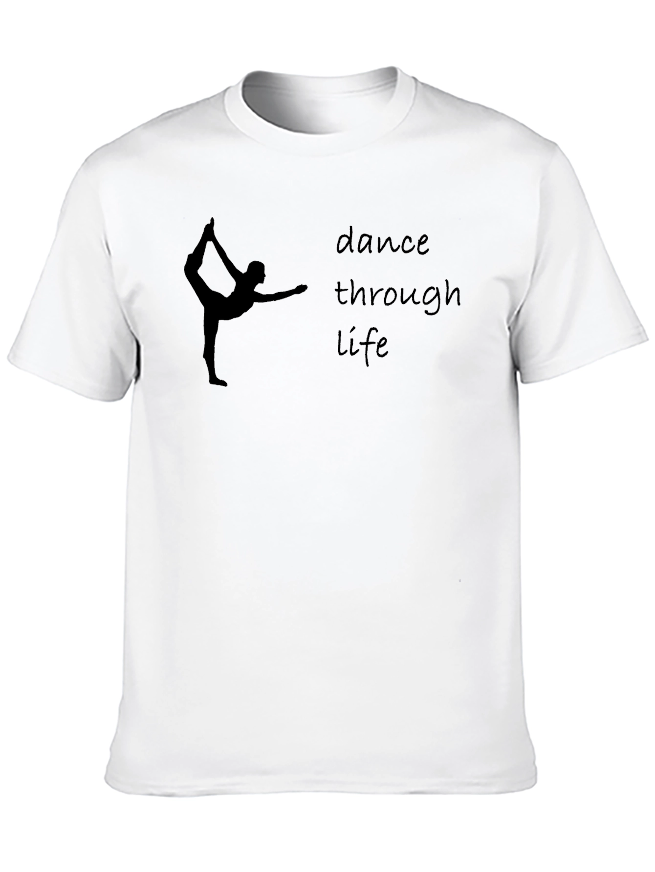 Black Dance Through Life Graphic Tee - Black view 10