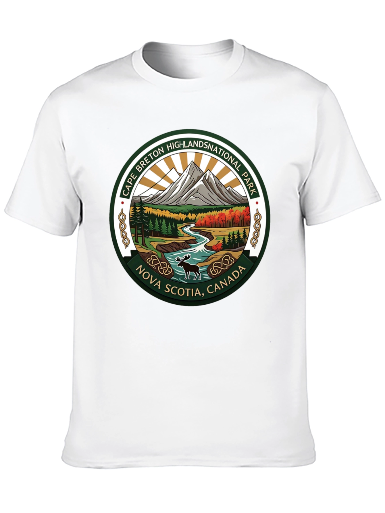 Black Cape Breton Highlands National Park T-Shirt view 10