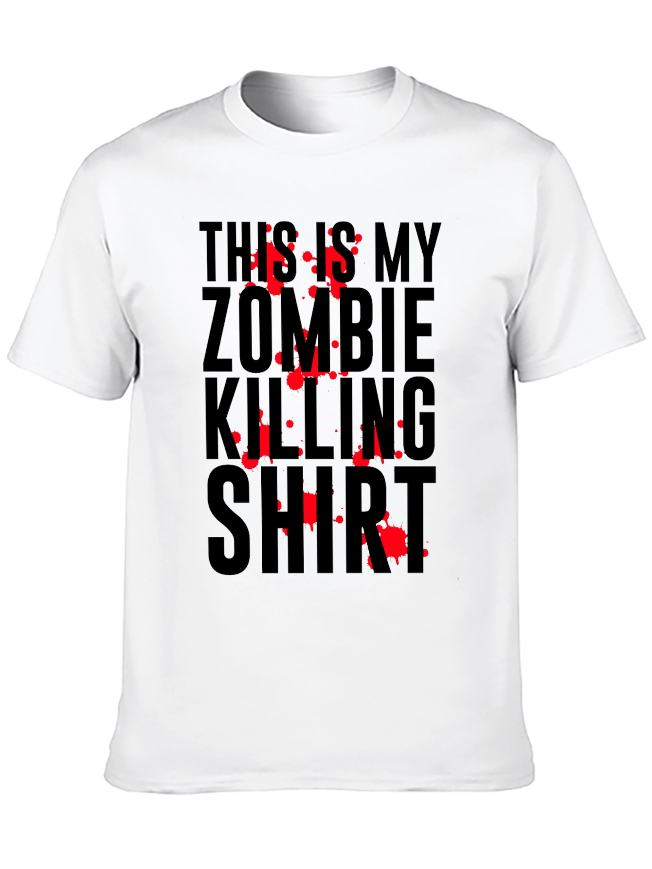 Black Zombie Killing Shirt - Horror Graphic Tee view 10
