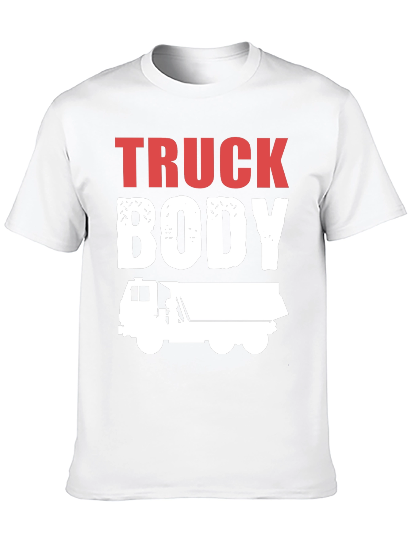 Black Truck Body T-Shirt - Men's Funny Graphic Tee view 10