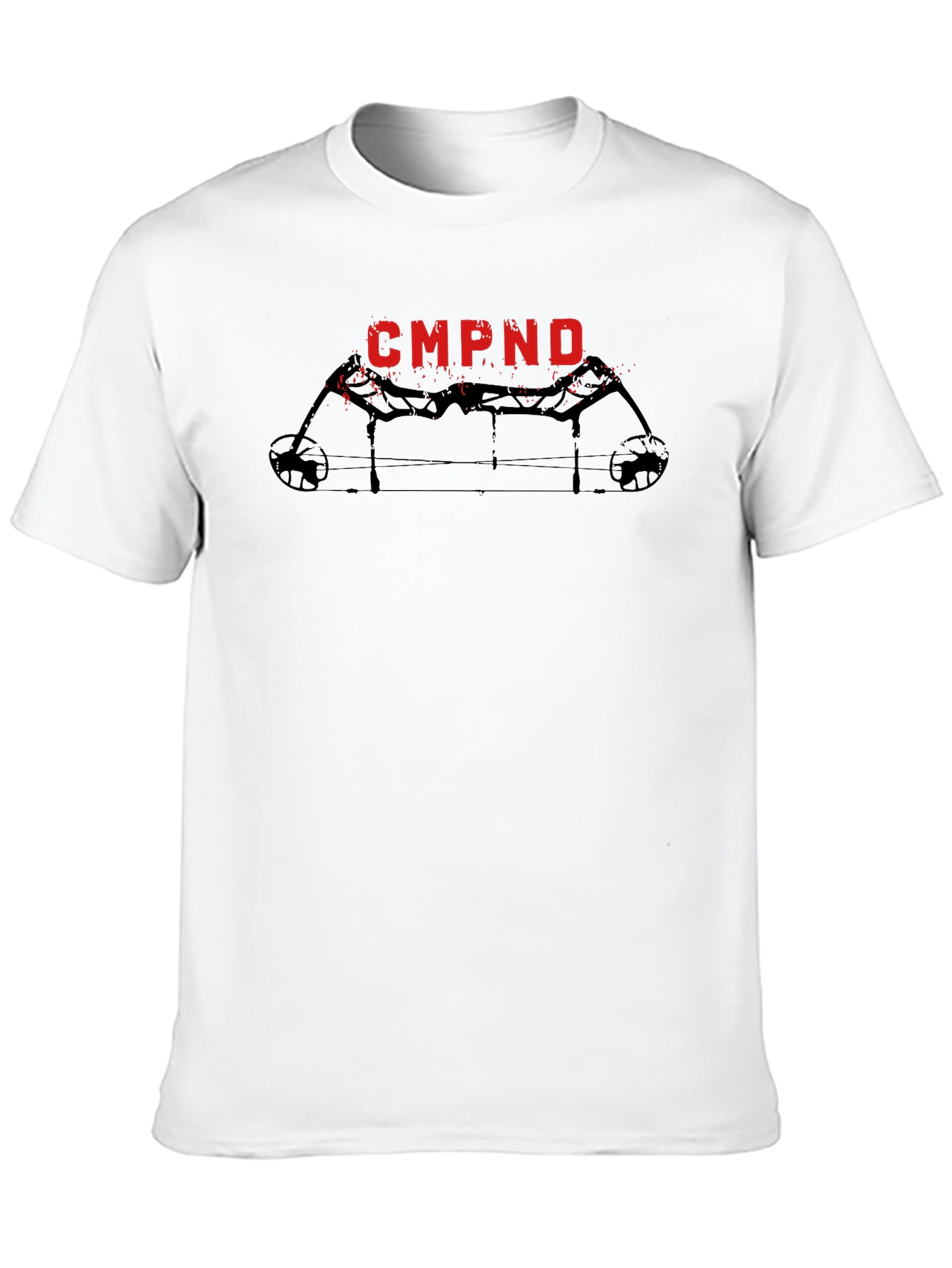 Black CMPND Archery Graphic T-Shirt - Black view 10
