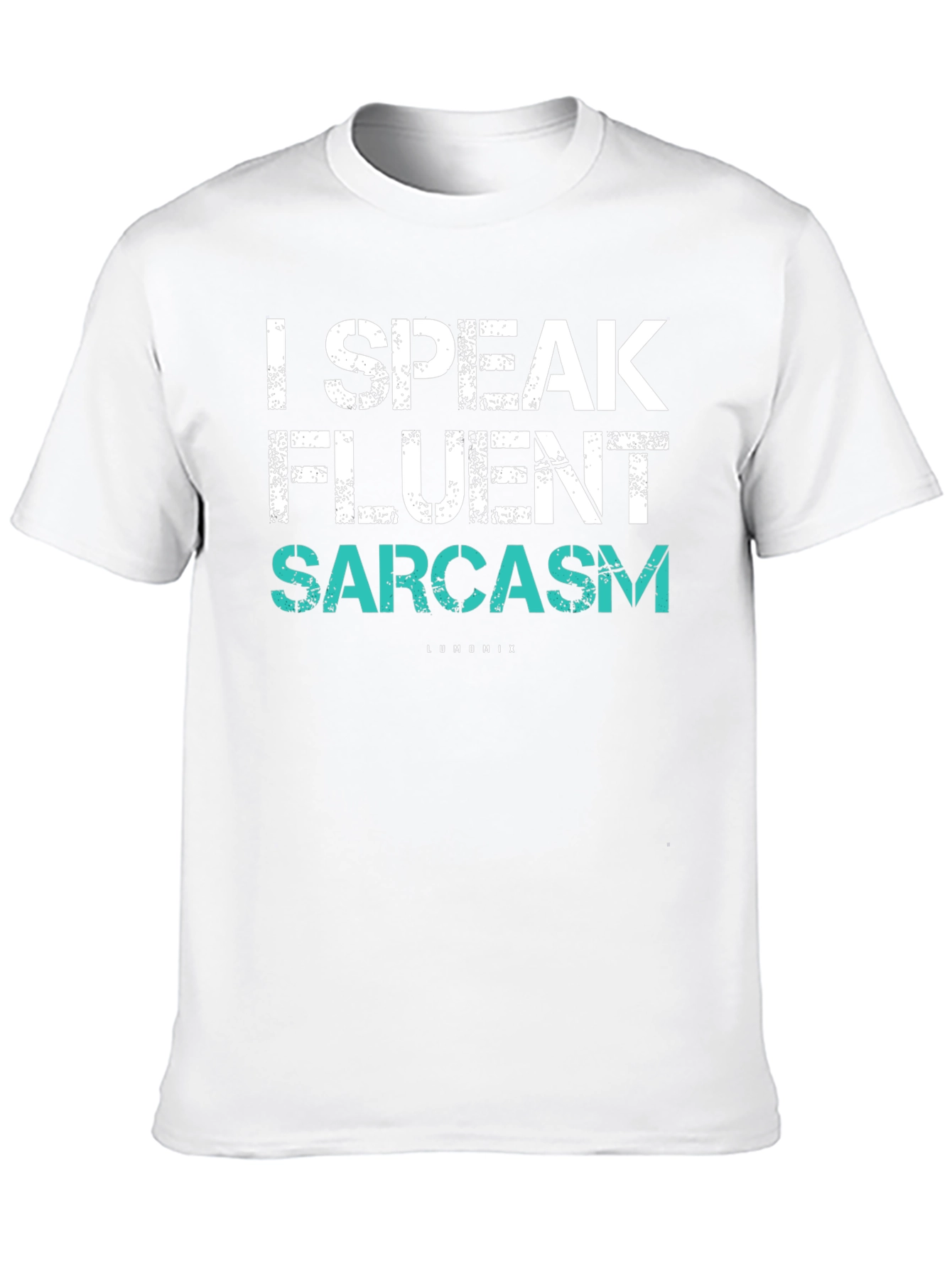 Black Fluent Sarcasm Graphic T-Shirt view 10