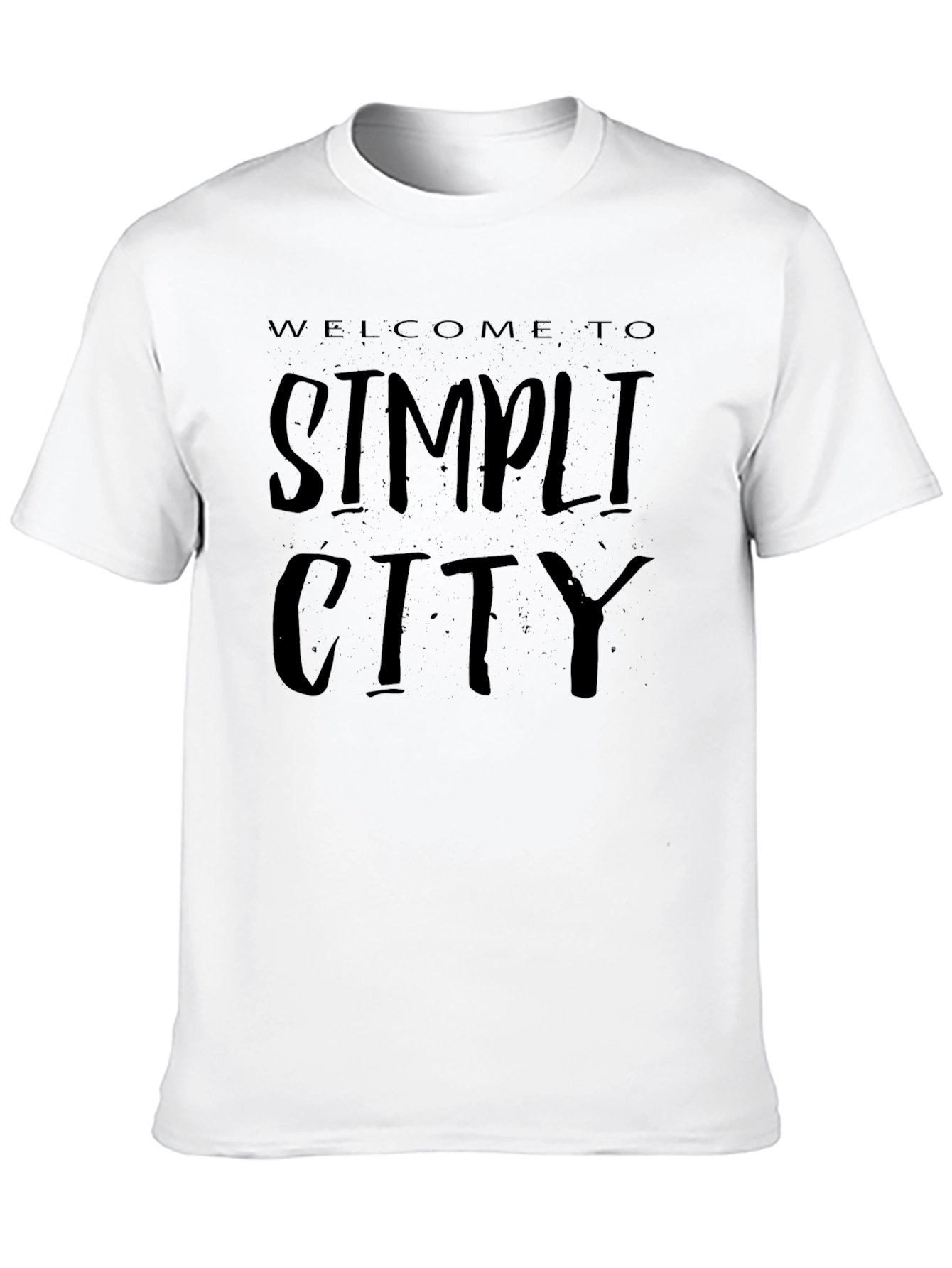 Black Simplicity City Graphic Print Tee view 10