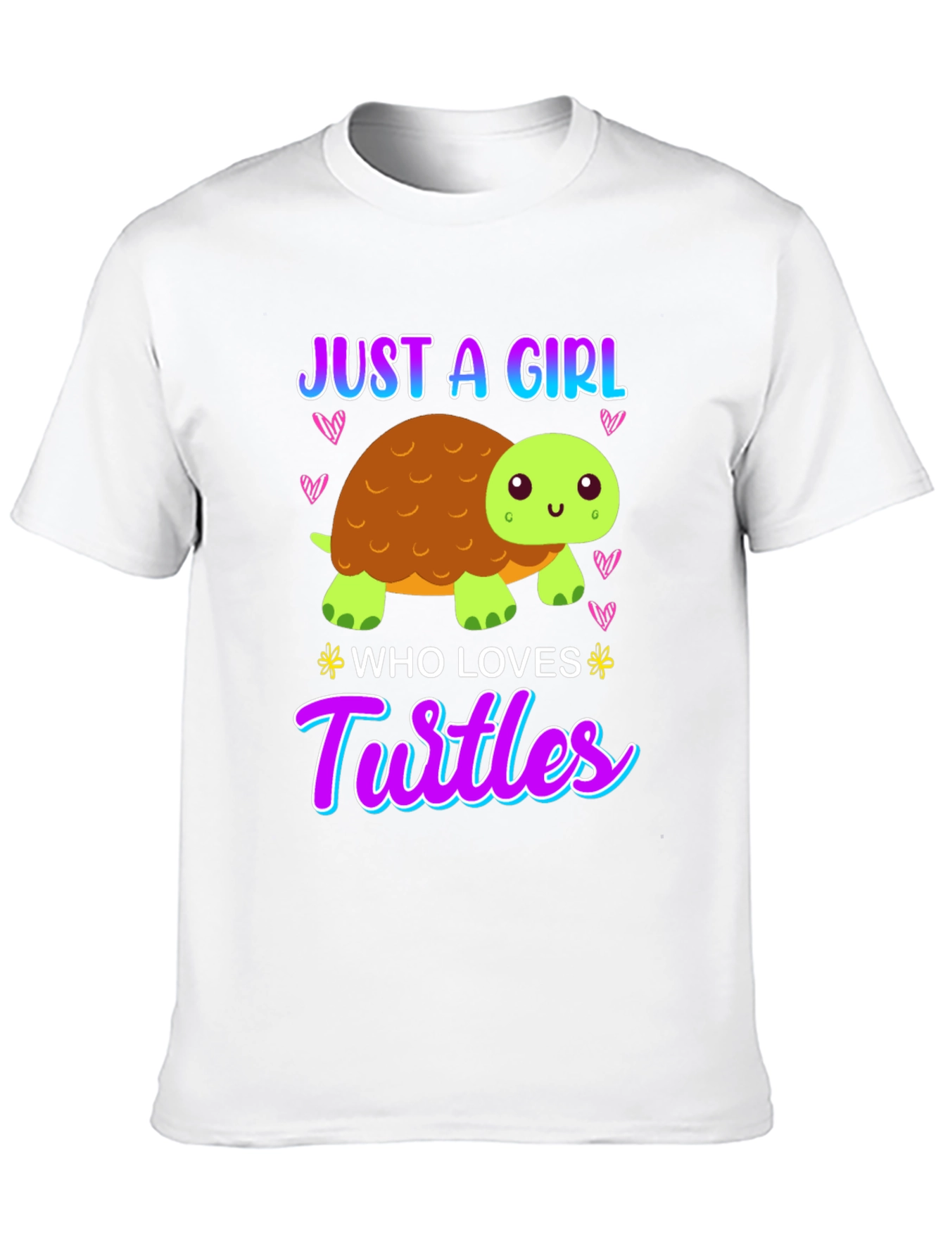 Black Girl Who Loves Turtles T-Shirt - Cute Cartoon view 10