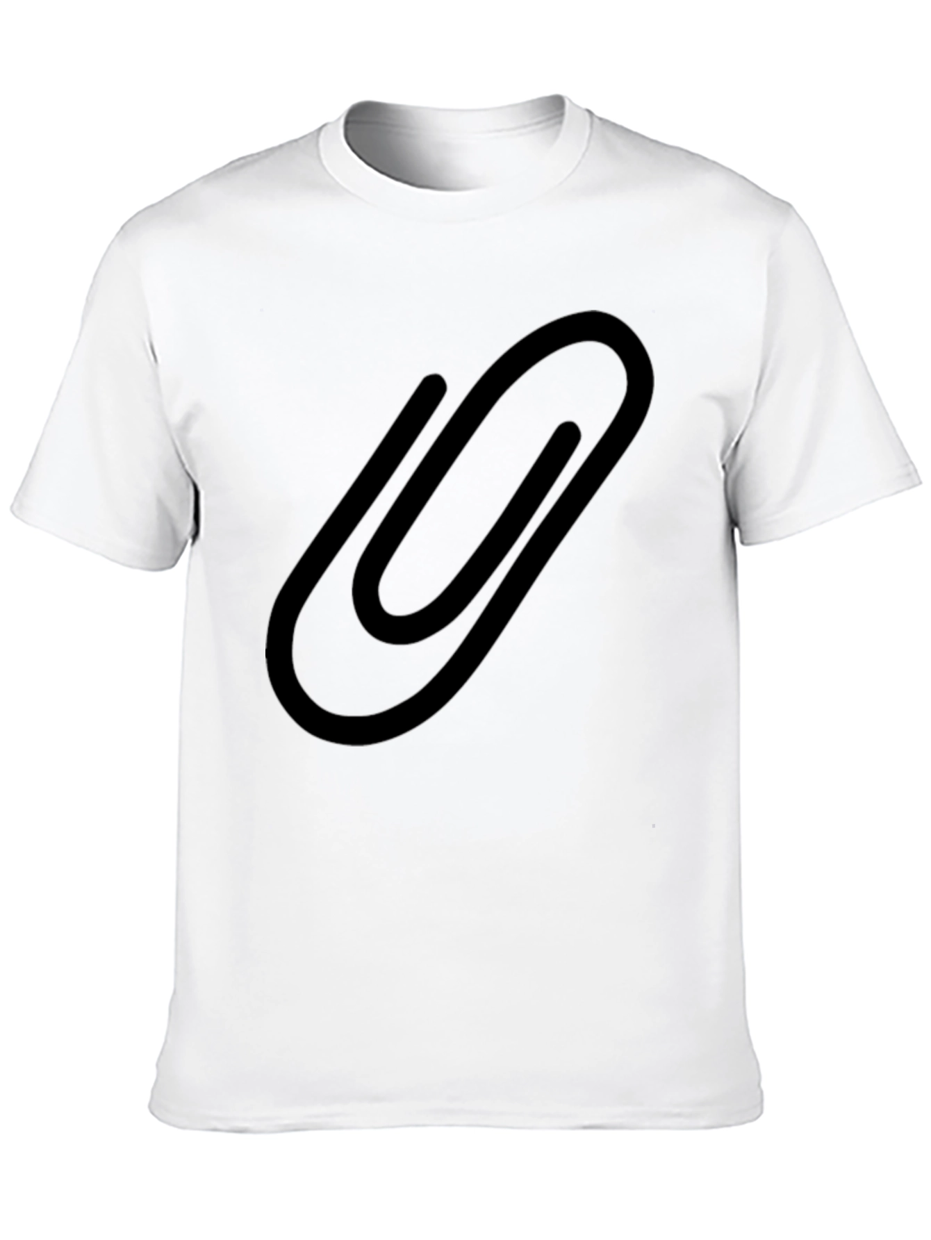 Black Paperclip Graphic T-Shirt view 10