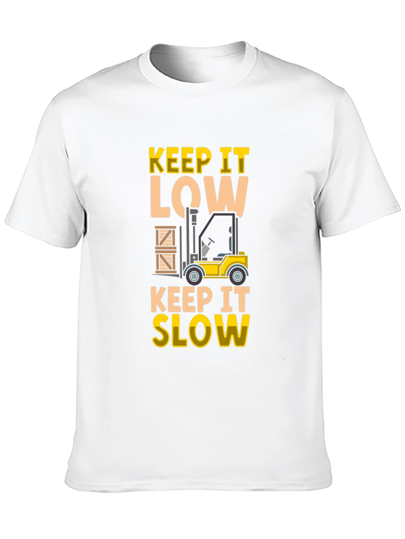 Black Keep It Low, Keep It Slow Black T-Shirt view 10