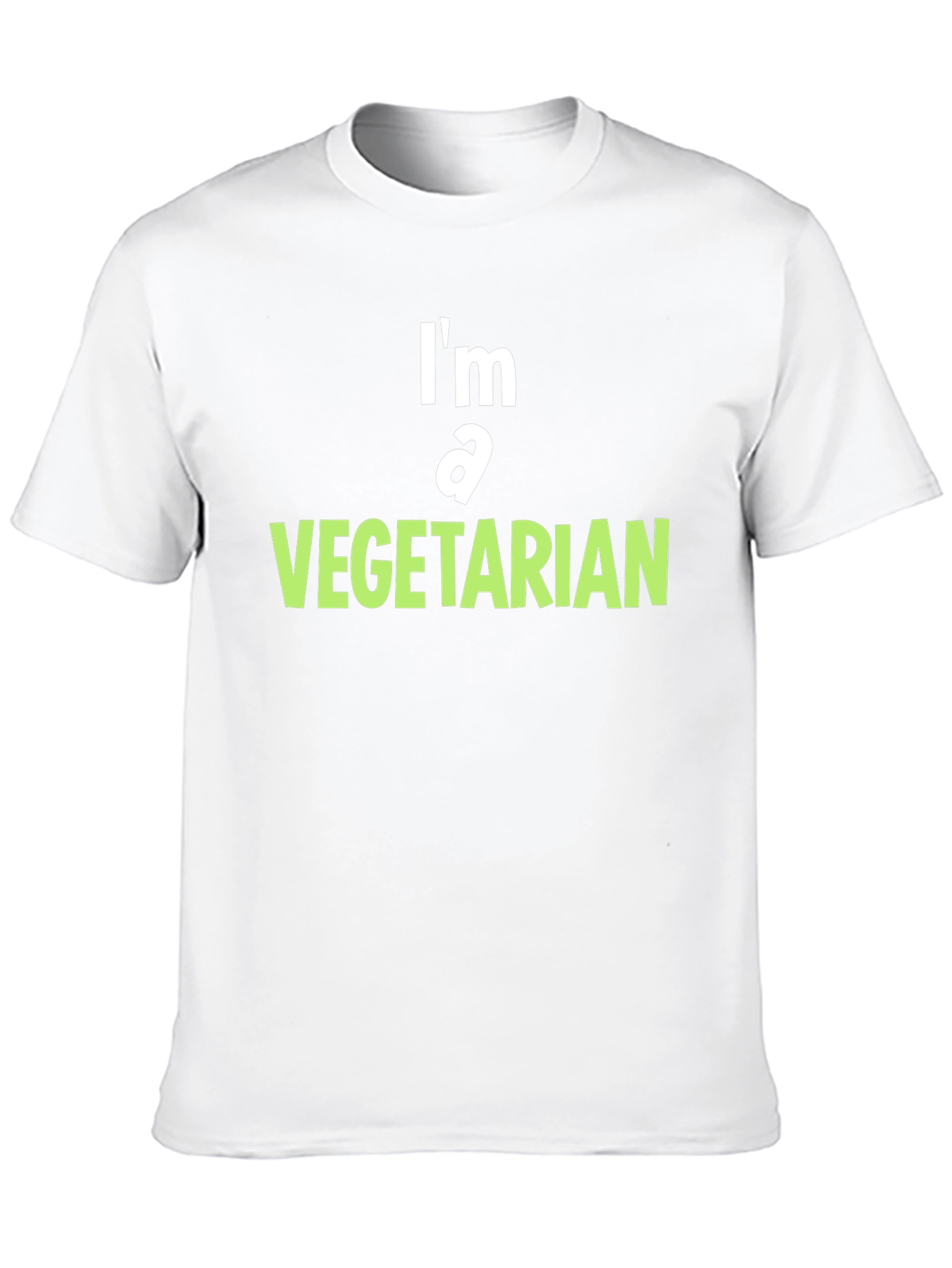 Black Vegetarian T-Shirt - Bold Statement Tee view 10