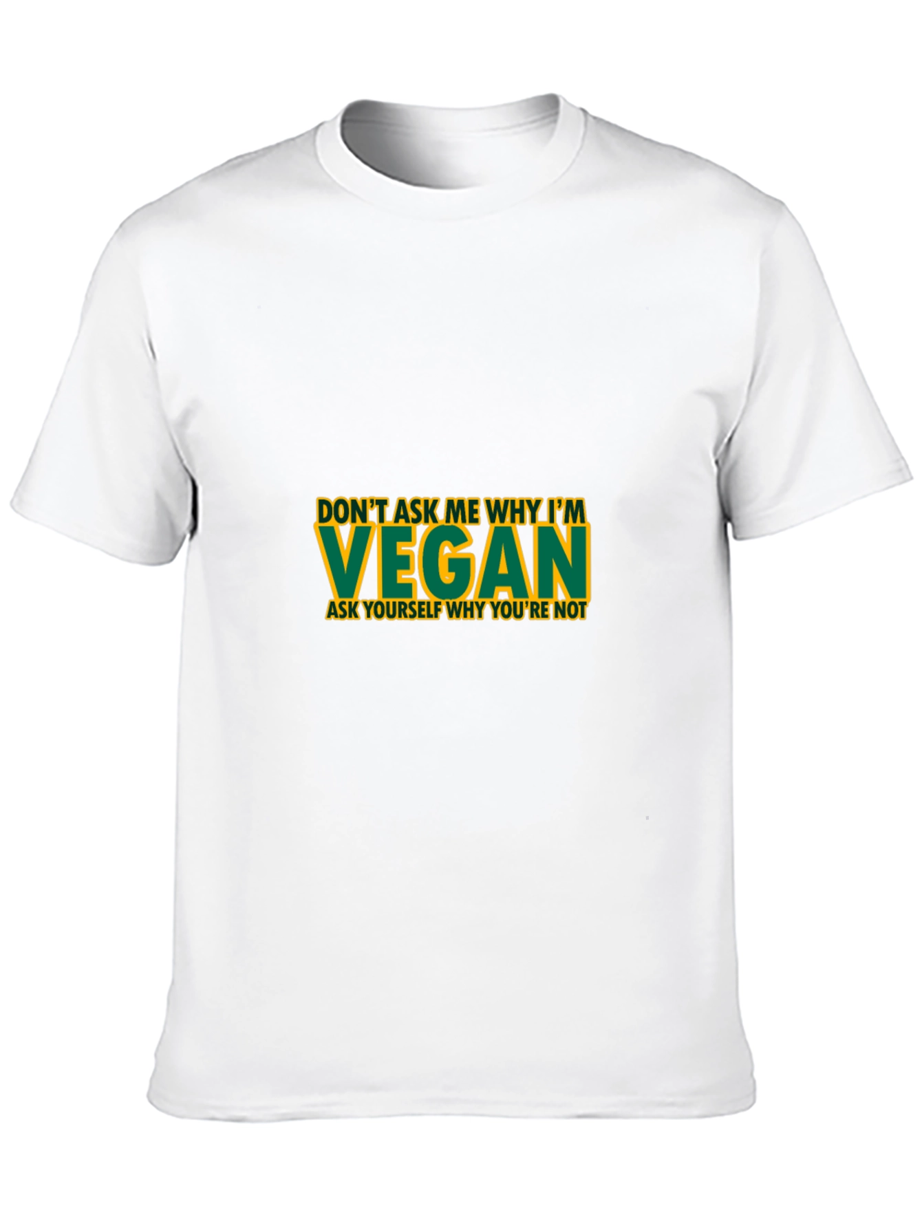 Black Vegan T-Shirt - Don't Ask Me Why view 10