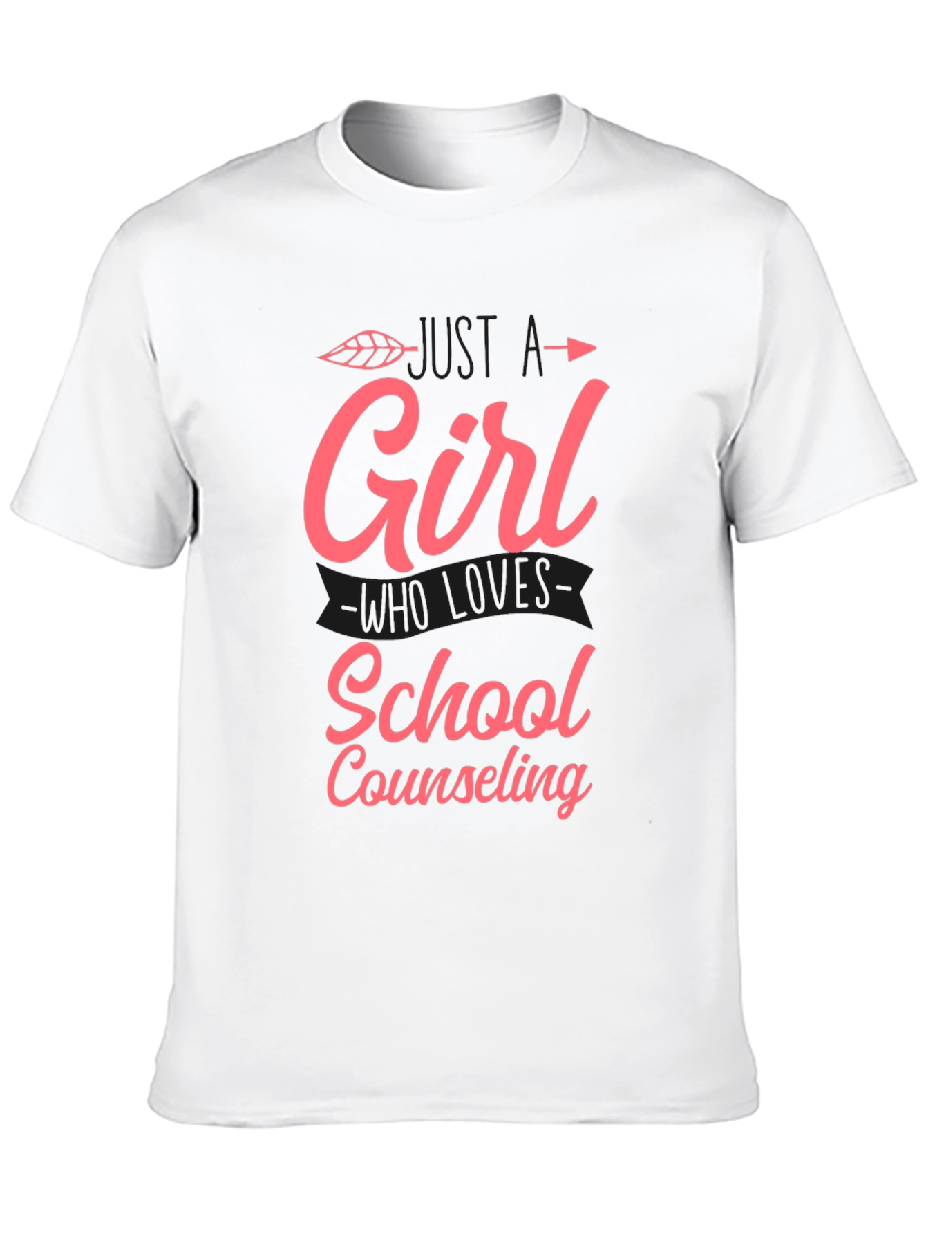 Black Girl Who Loves School Counseling T-Shirt view 10