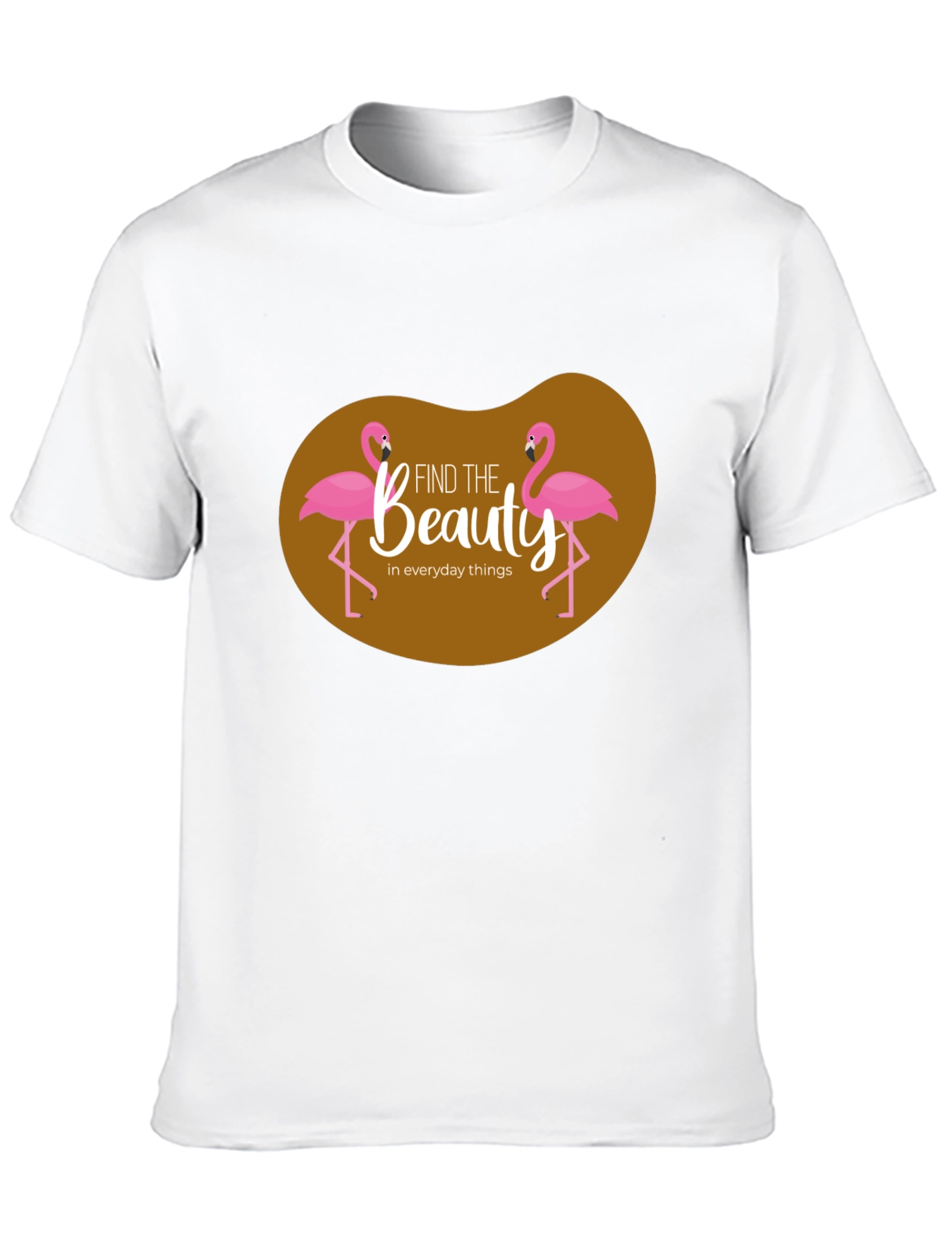 Black Find Beauty Flamingo Graphic T-Shirt view 10