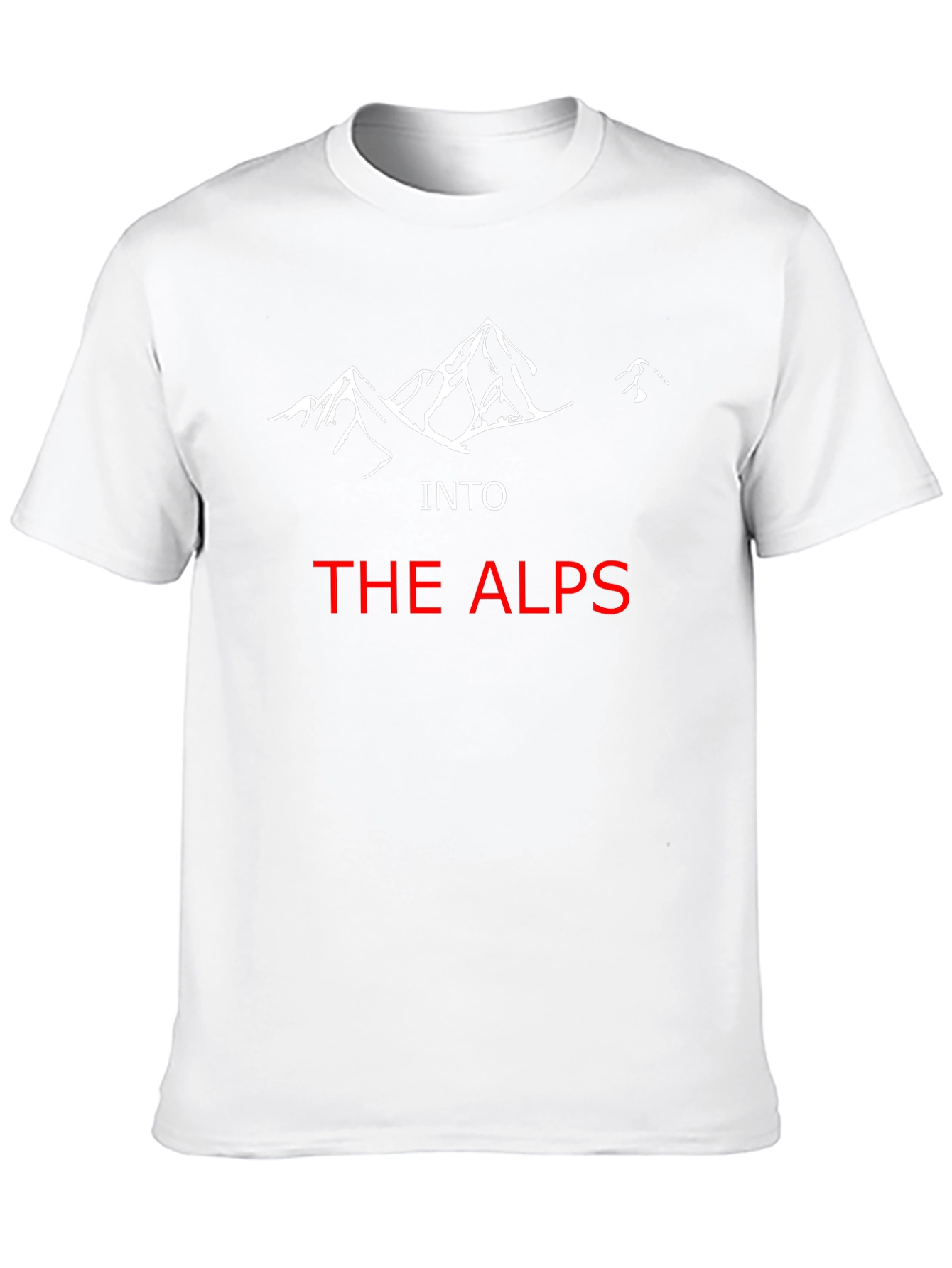 Black Into The Alps Graphic Tee - Mountain Adventure Shirt view 10