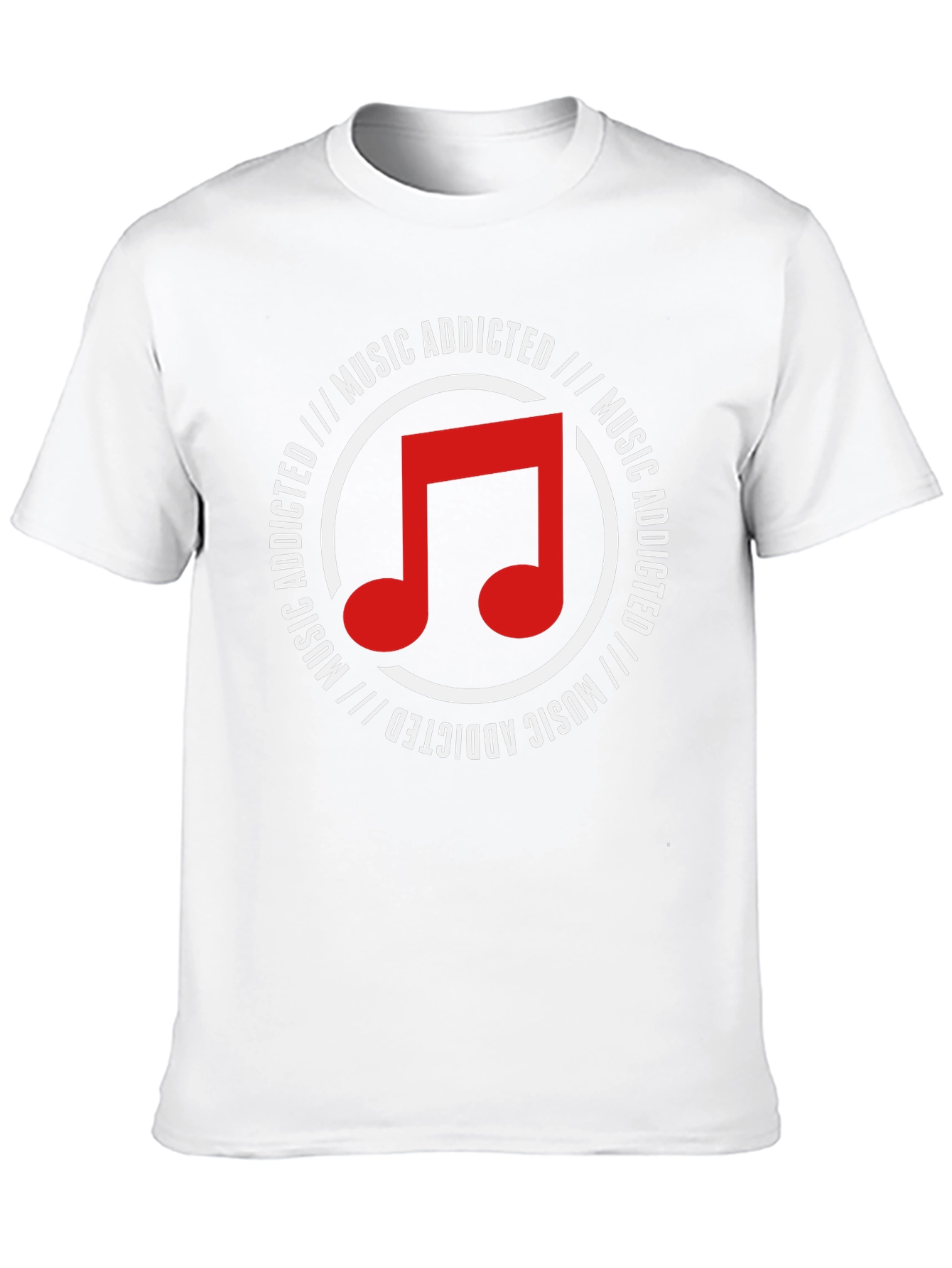 Black Music Addicted Graphic T-Shirt view 10