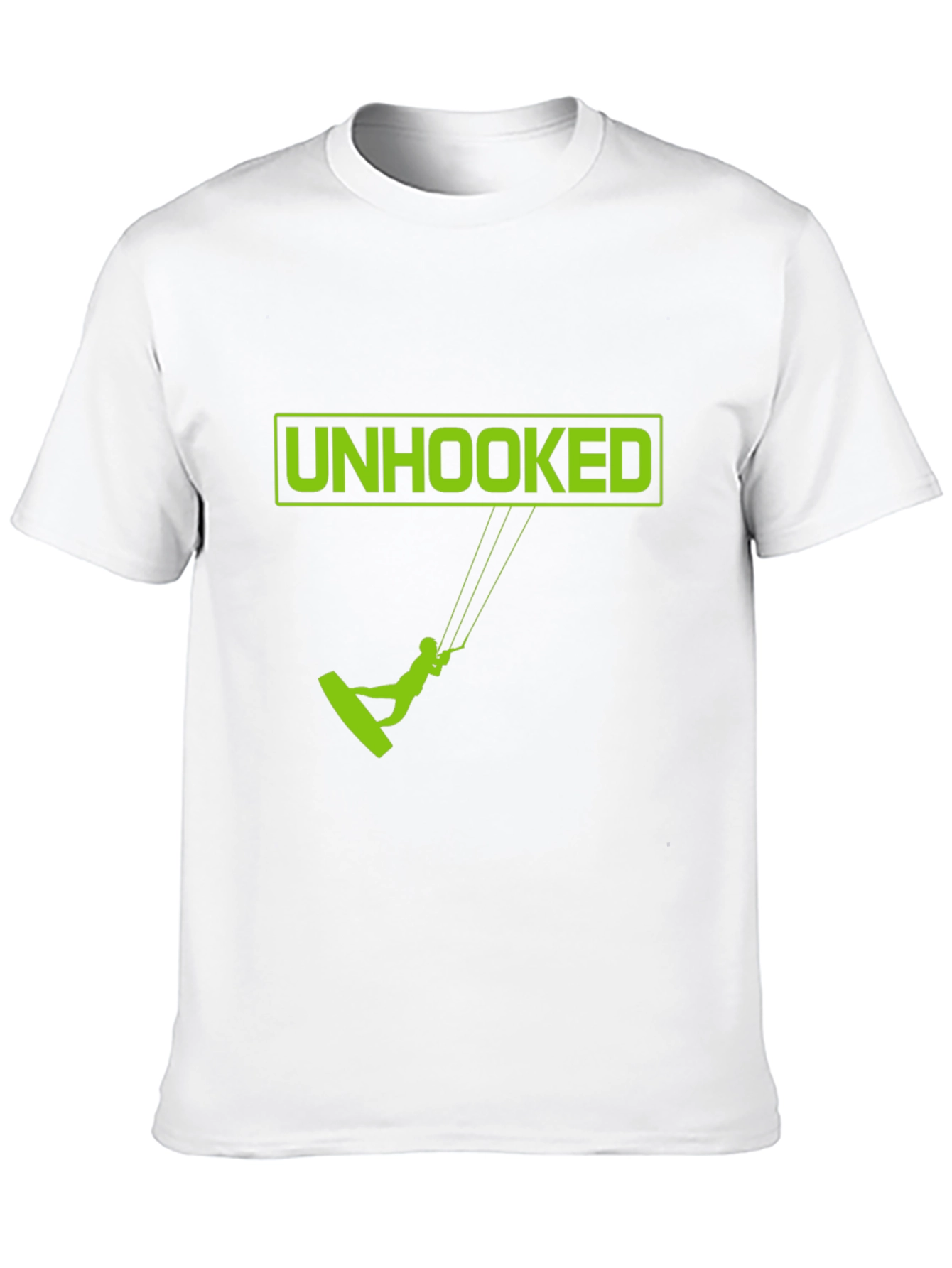 Black Unhooked Kitesurfing Graphic Tee - Black view 10