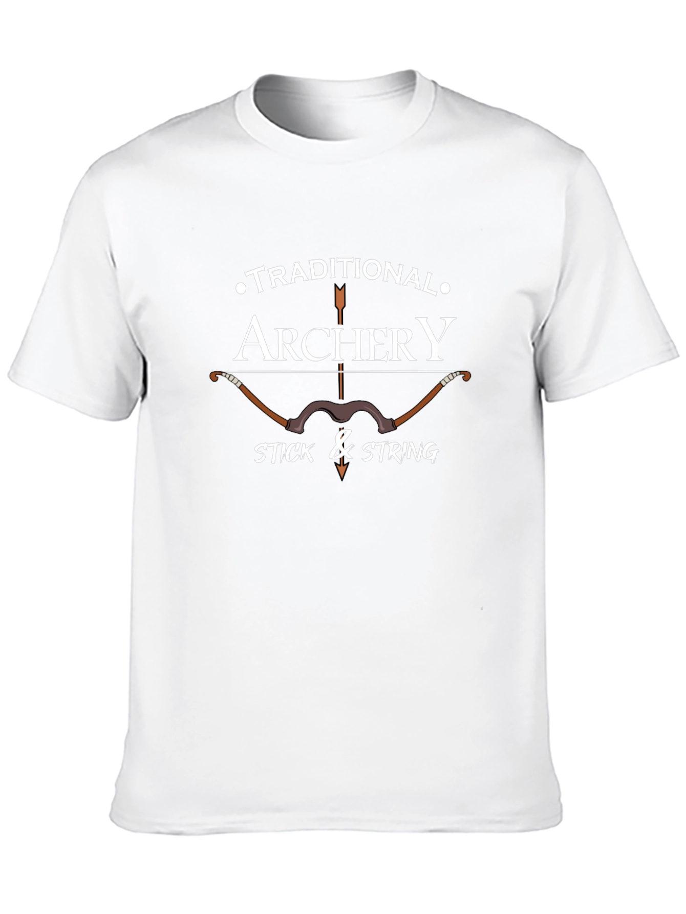 Black Traditional Archery Graphic T-Shirt view 10