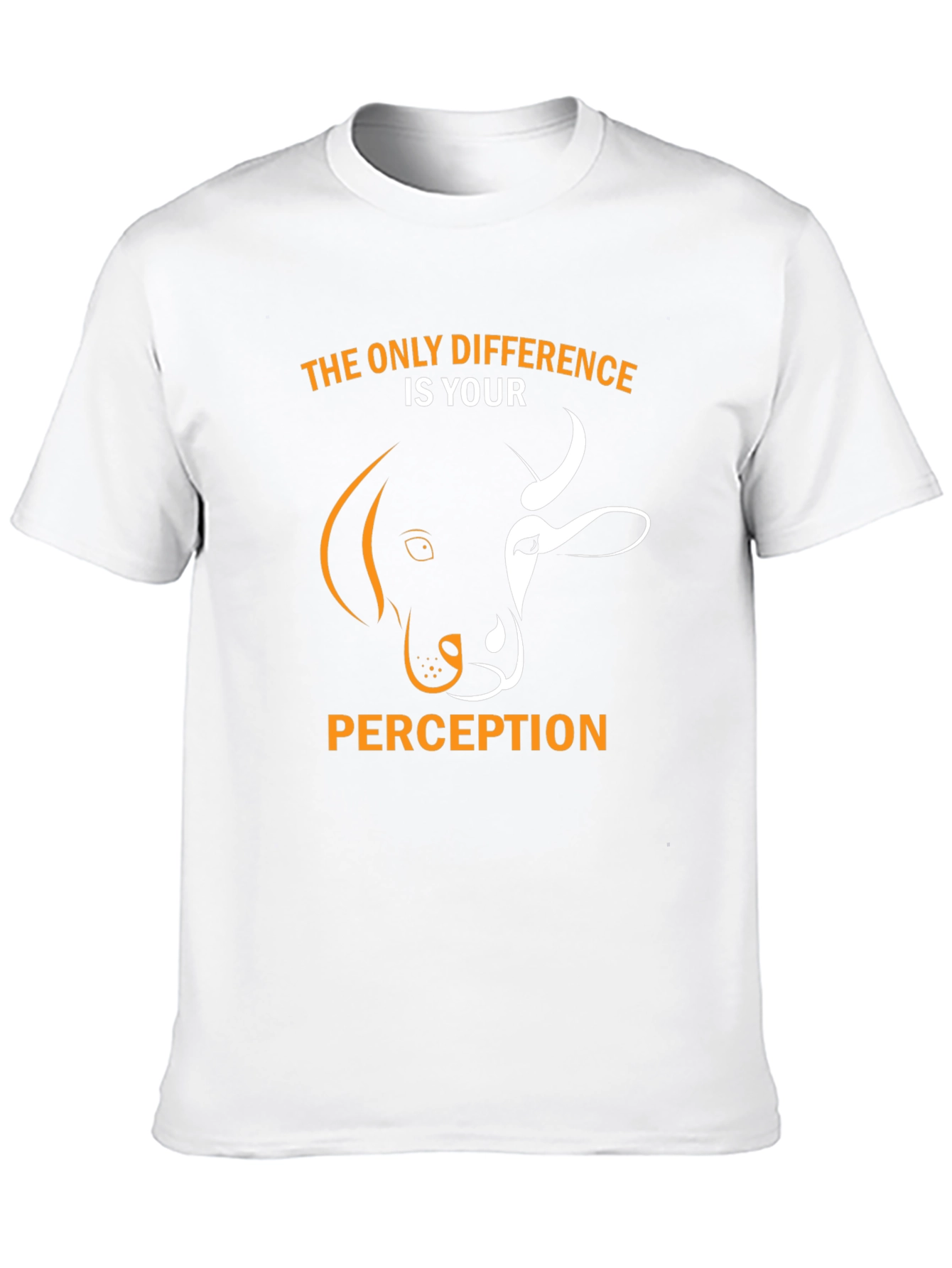 Black Dog or Cow? Perception Graphic T-Shirt view 10
