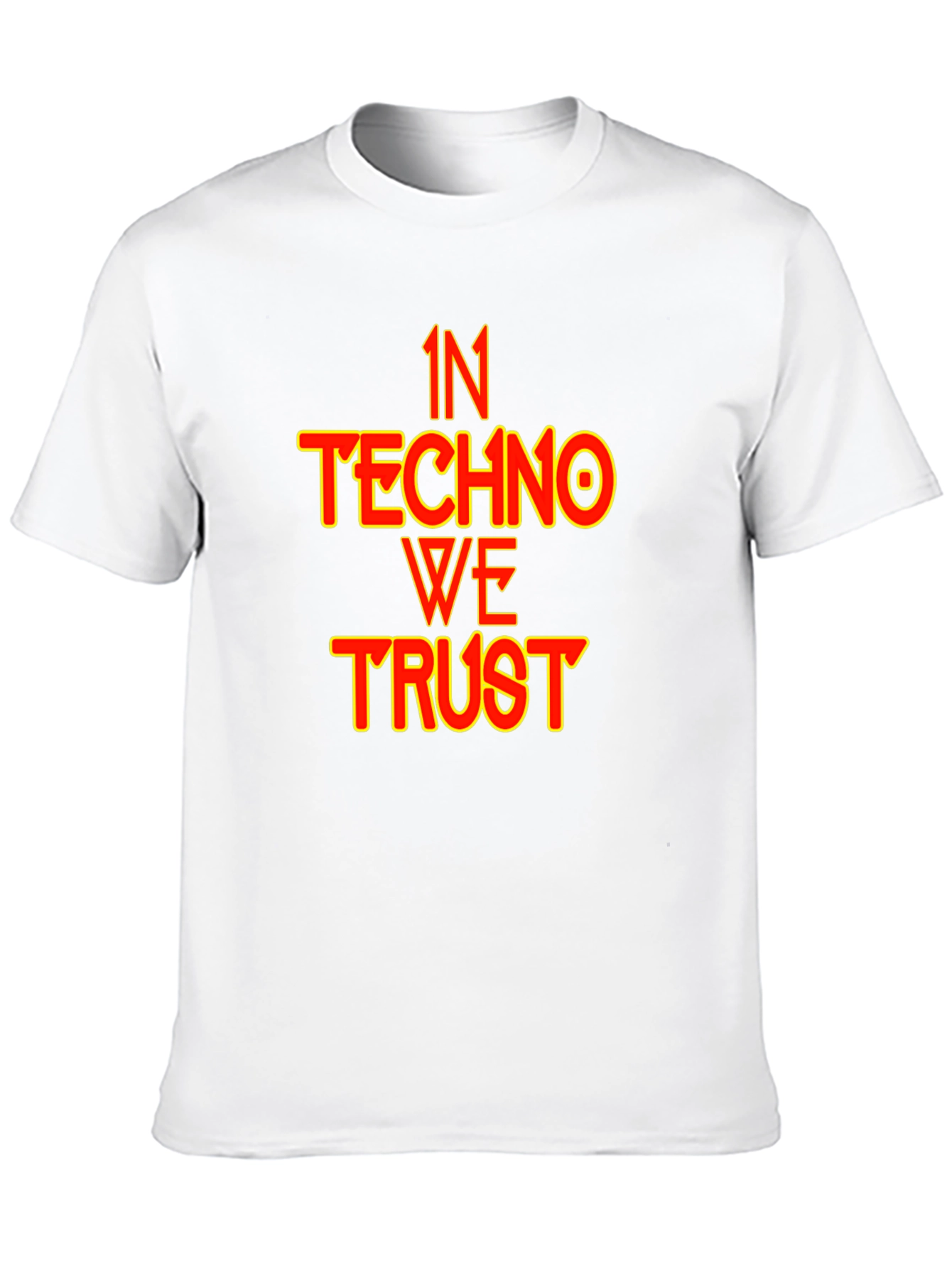 Black In Techno We Trust Black T-Shirt view 10