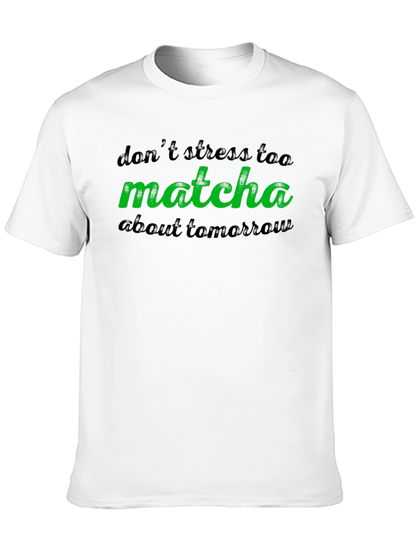 Black Don't Stress Matcha Tee view 10