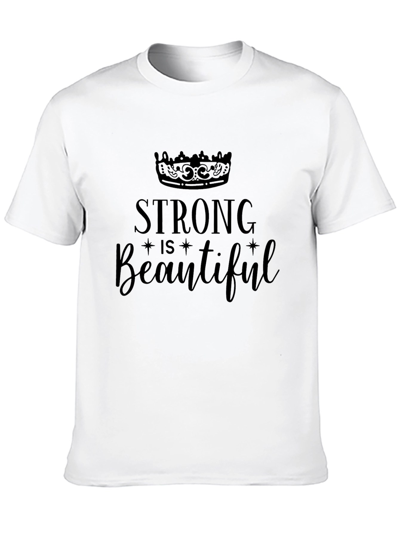 Black Strong is Beautiful Graphic Tee view 10