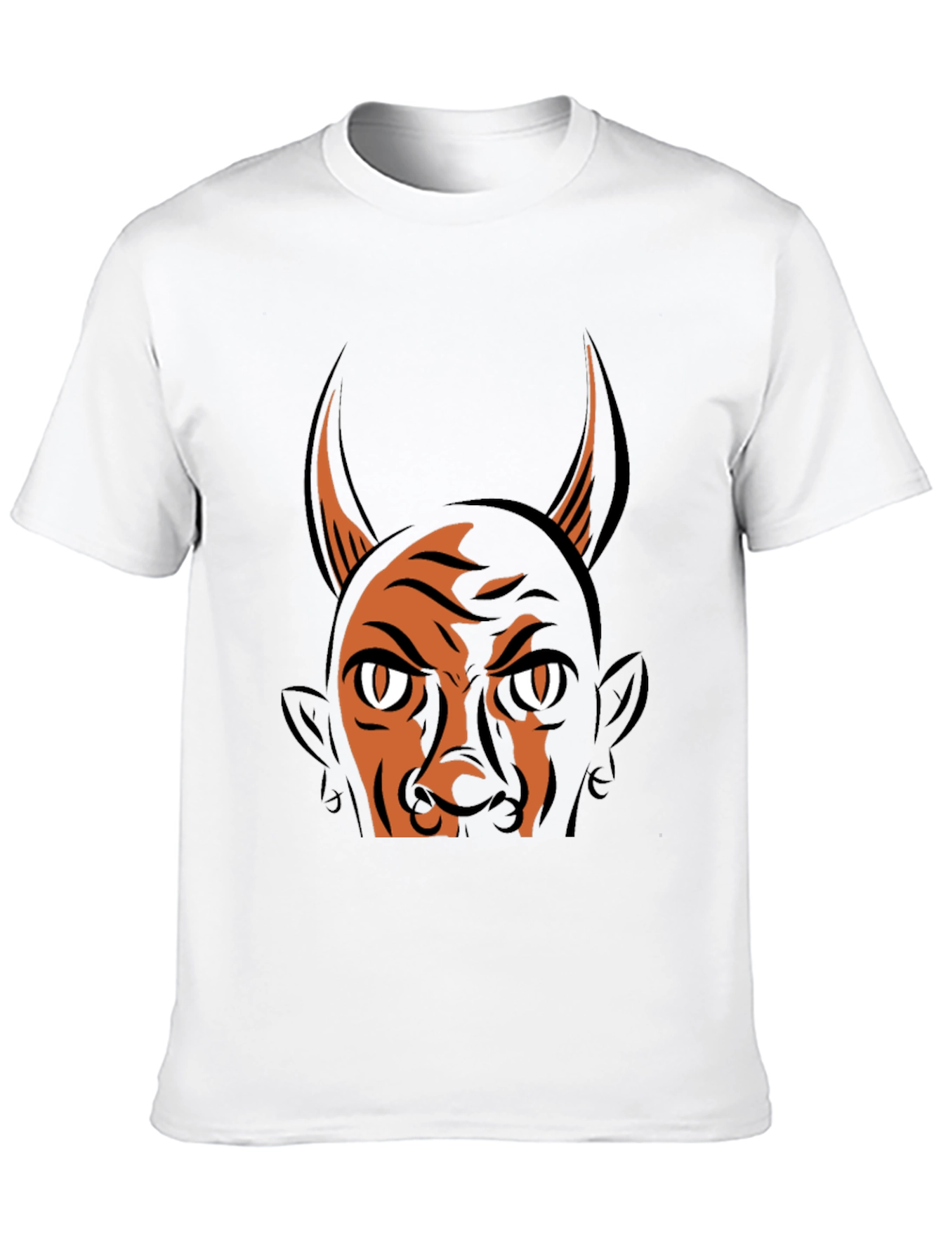 Black Devil Graphic Print T-Shirt - Halloween Ready view 10