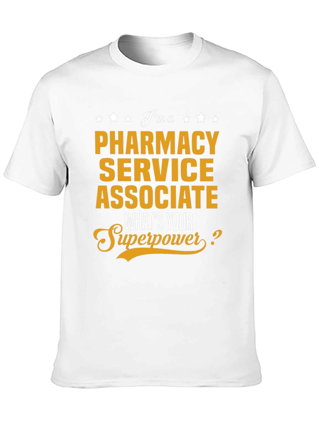Black Pharmacy Service Associate Superpower T-Shirt view 10