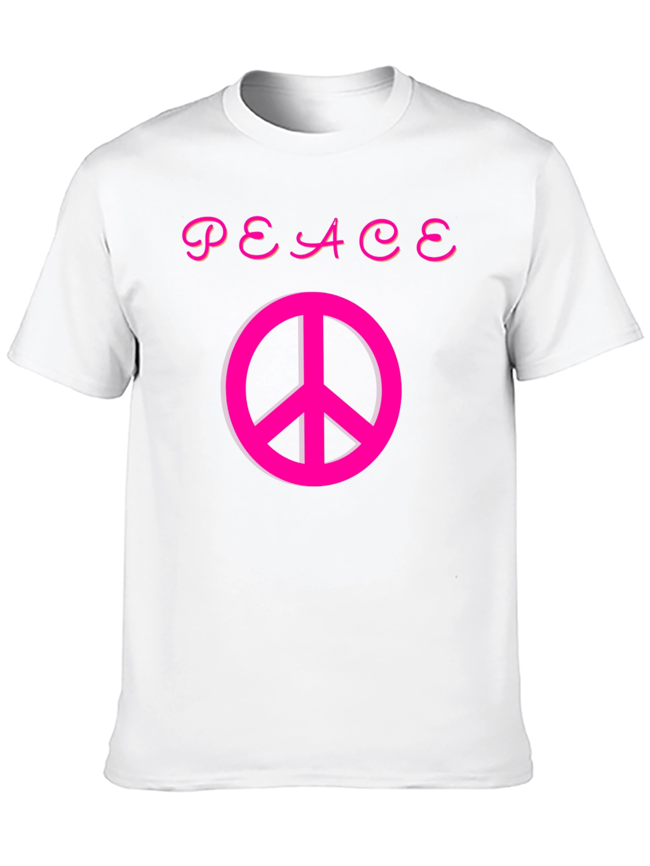 Black Peace Sign Graphic Tee - Stylish Comfort view 10