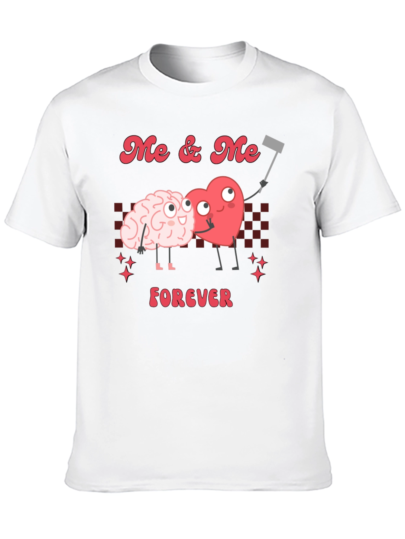 Black Me & Me Forever Graphic T-Shirt - Brain & Heart Love Tee view 10