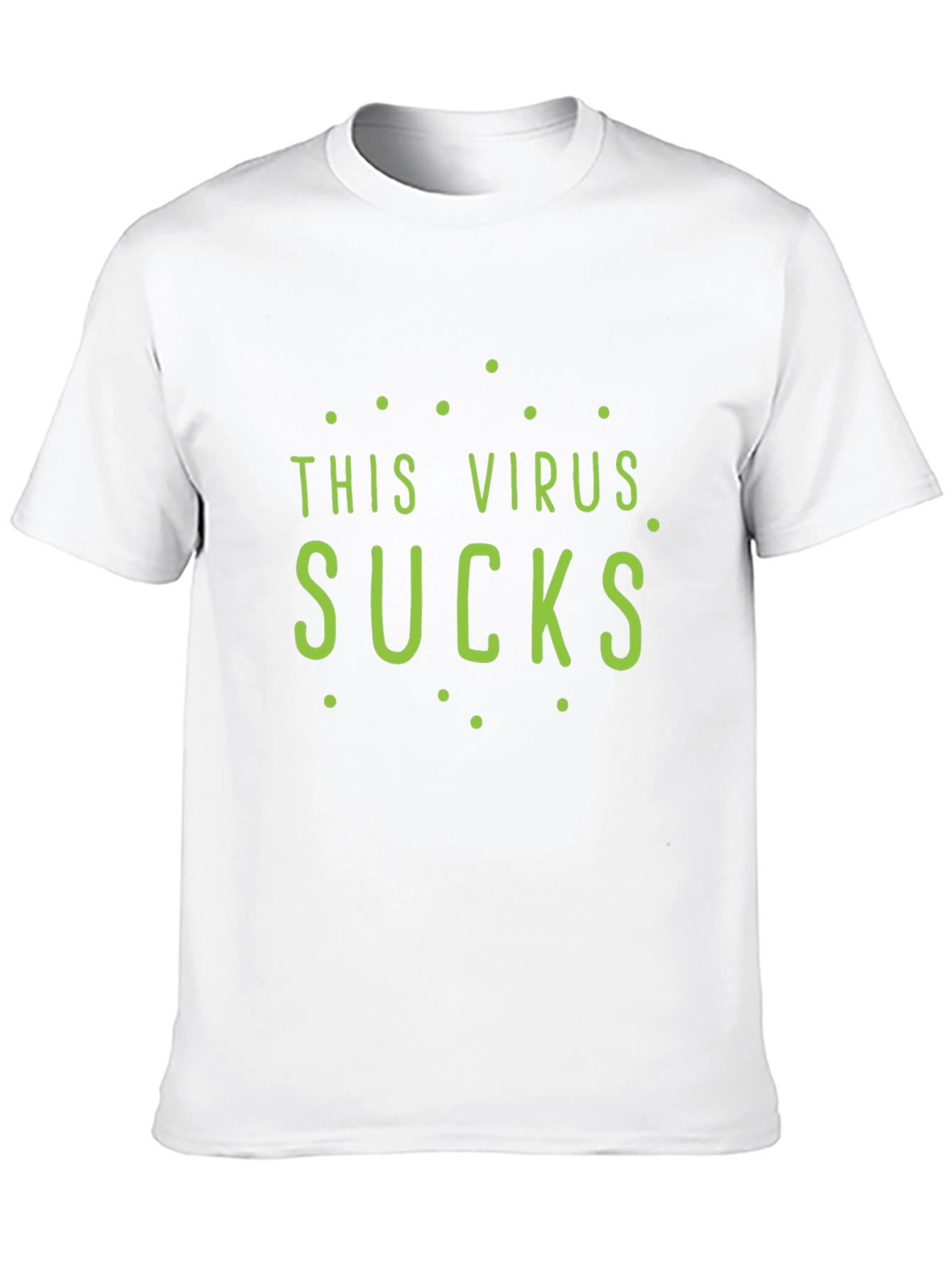 Black This Virus Sucks T-Shirt - Black Novelty Tee view 10