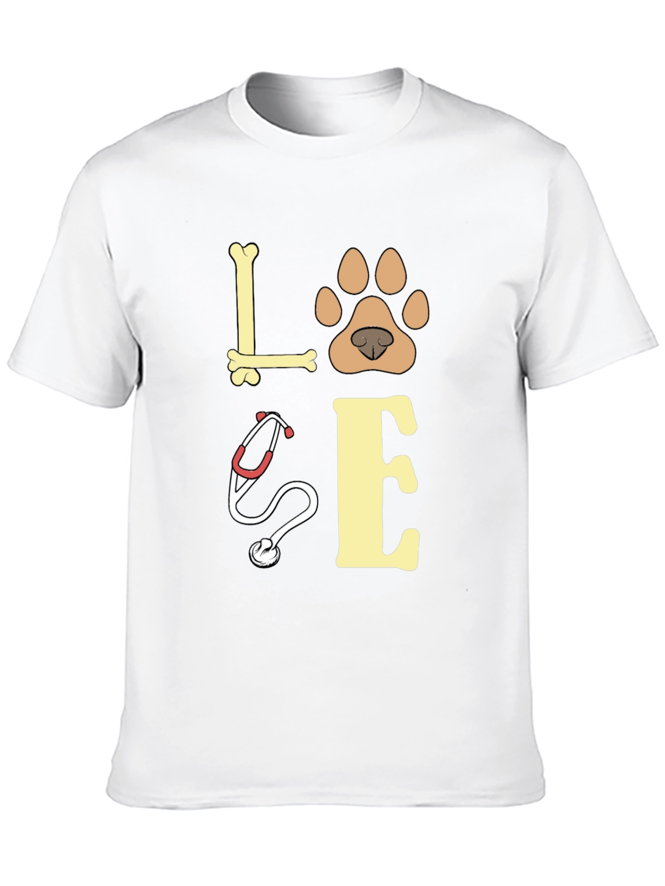 Black Love Veterinarian T-Shirt view 10