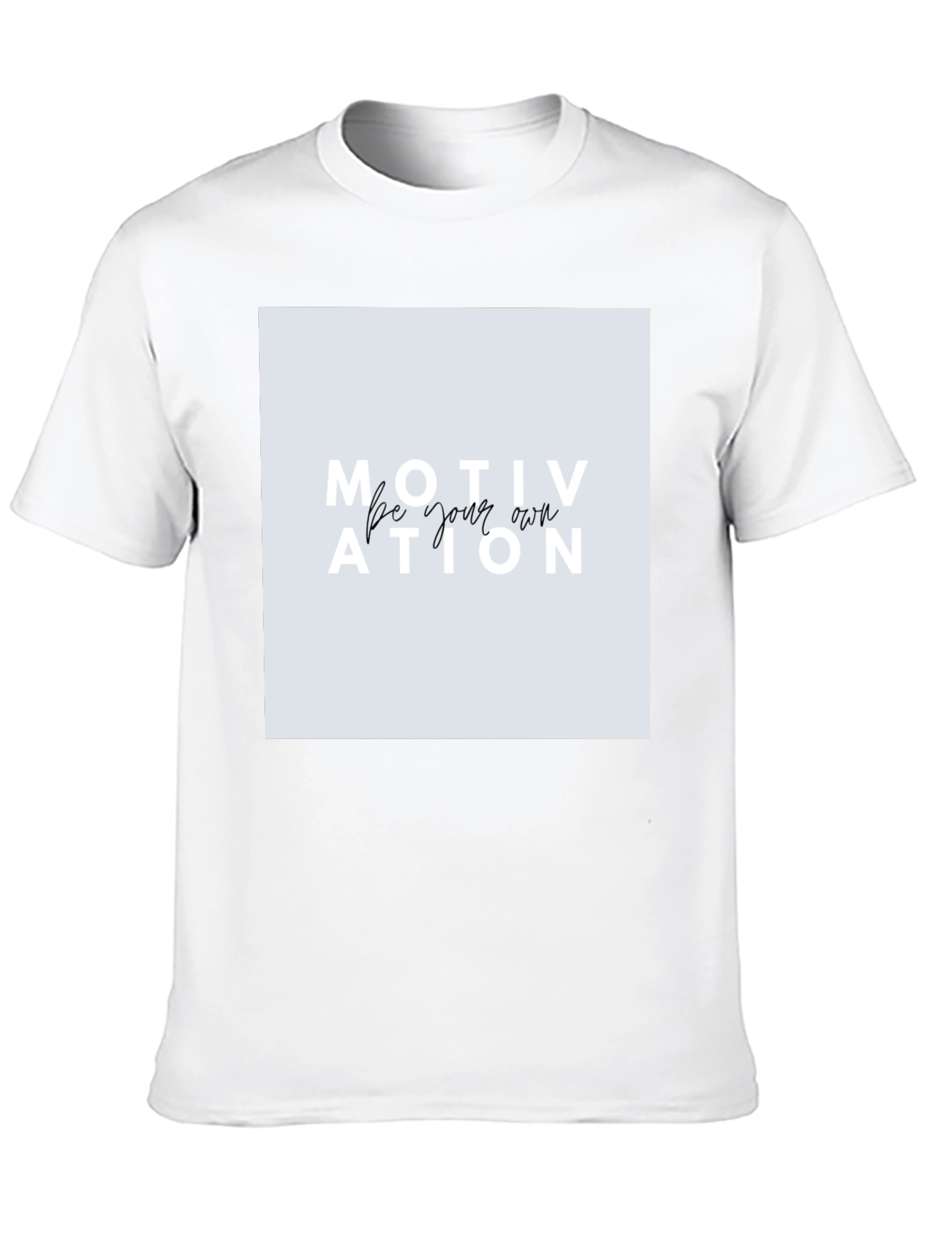 Black Motivational Graphic Tee - Be Your Own Motivation view 10