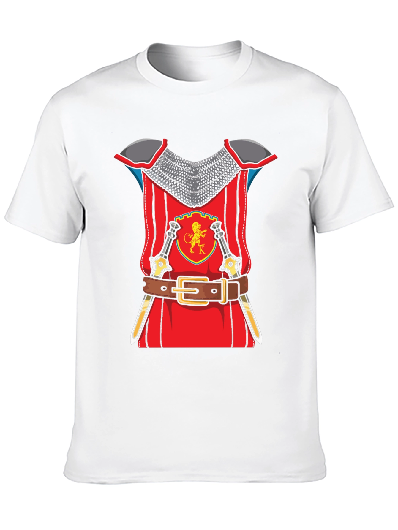 Black Knight Armor Graphic T-Shirt Novelty Tee view 10